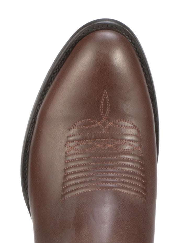 Lucchese M3431.R3 Men's Round Toe Cowboy Boots in Espresso Brown - Perfect for Western Wear, Rodeo & Casual Outfits