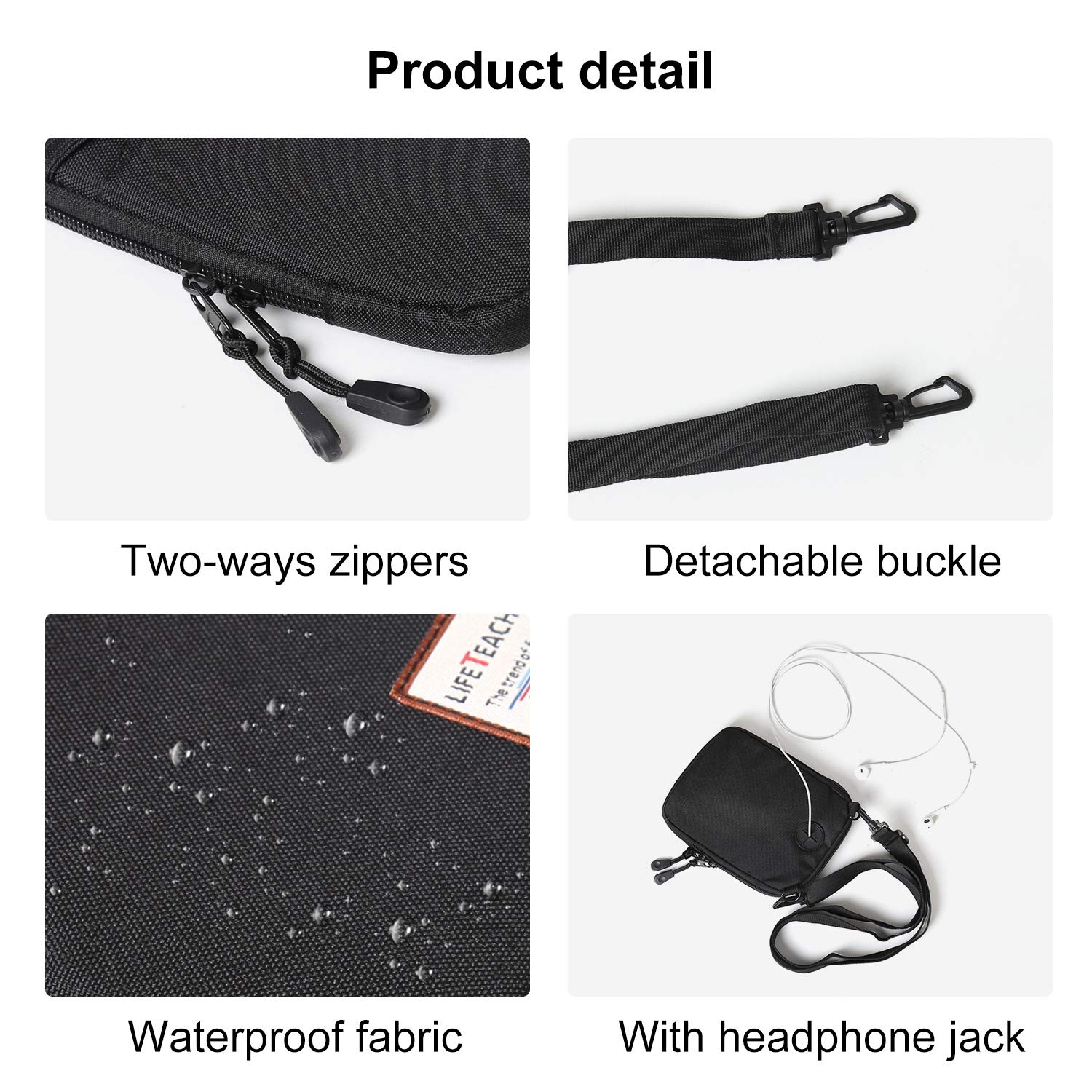 Compact Crossbody Bag for Men - Lightweight Mini Messenger Shoulder Bag for Phone, Passport & Essentials - Perfect for Travel, Commuting & Everyday Use