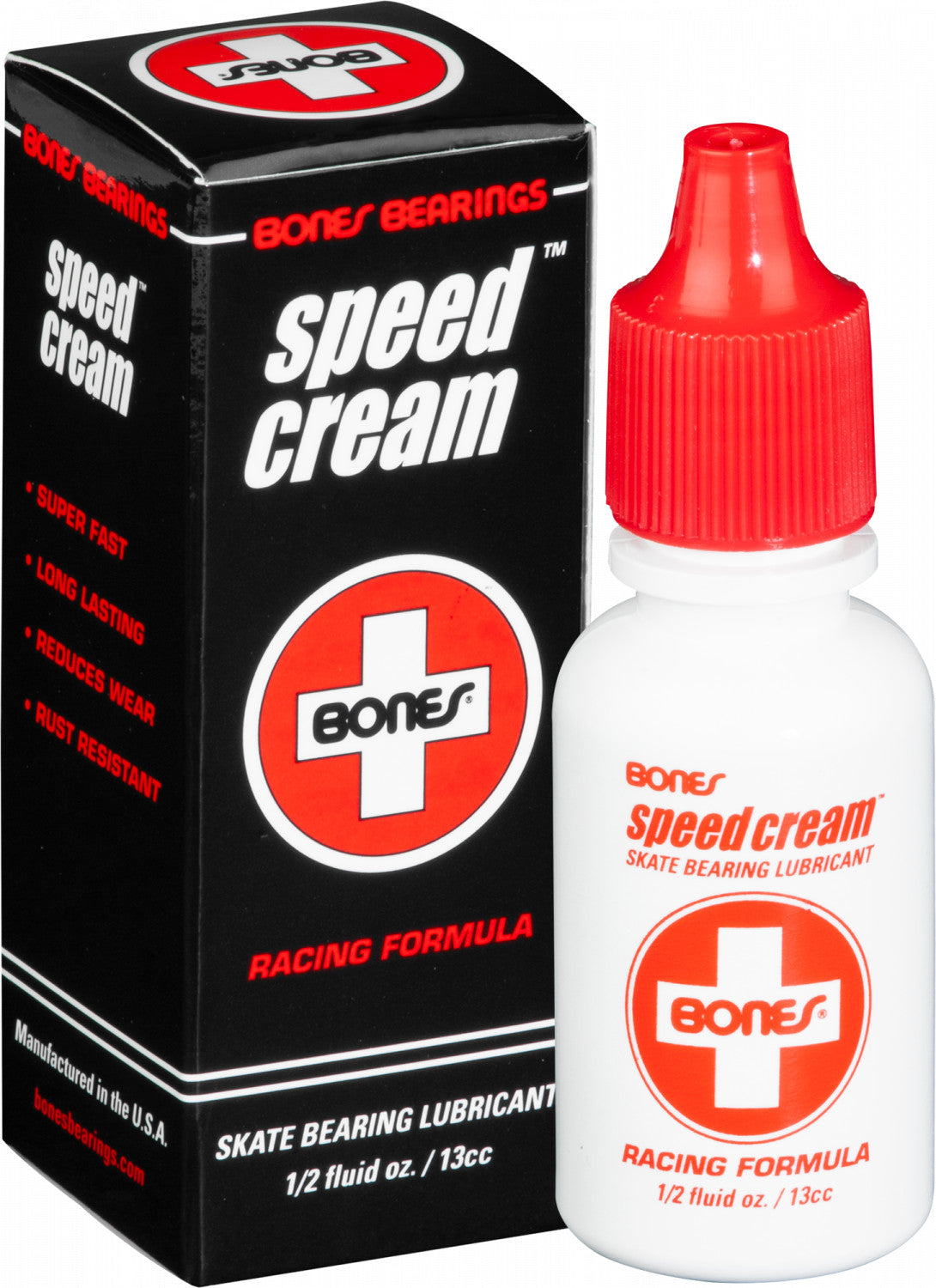 Bones Speed Cream Skateboard Bearing Lubricant - High-Performance Long-Lasting Formula for Smooth & Fast Ride - Ideal for Skateboards, Longboards & Roller Skates