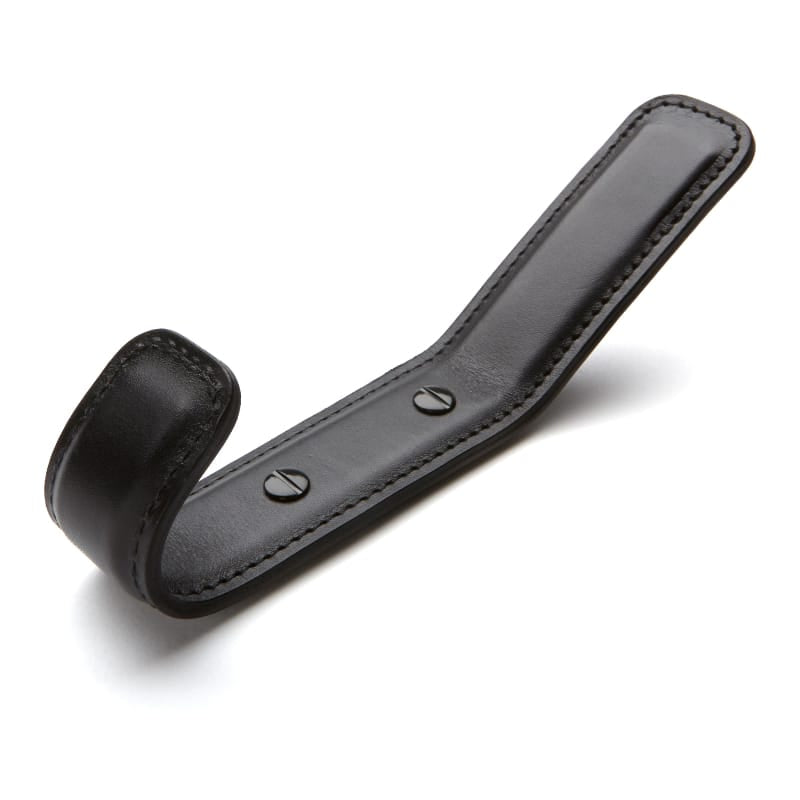 Premium 01 Leather Full Coat Hook 190mm - Heavy Duty Wall Mounted Hanger for Jackets, Robes & Hats - Perfect for Entryway, Mudroom & Closet Organization