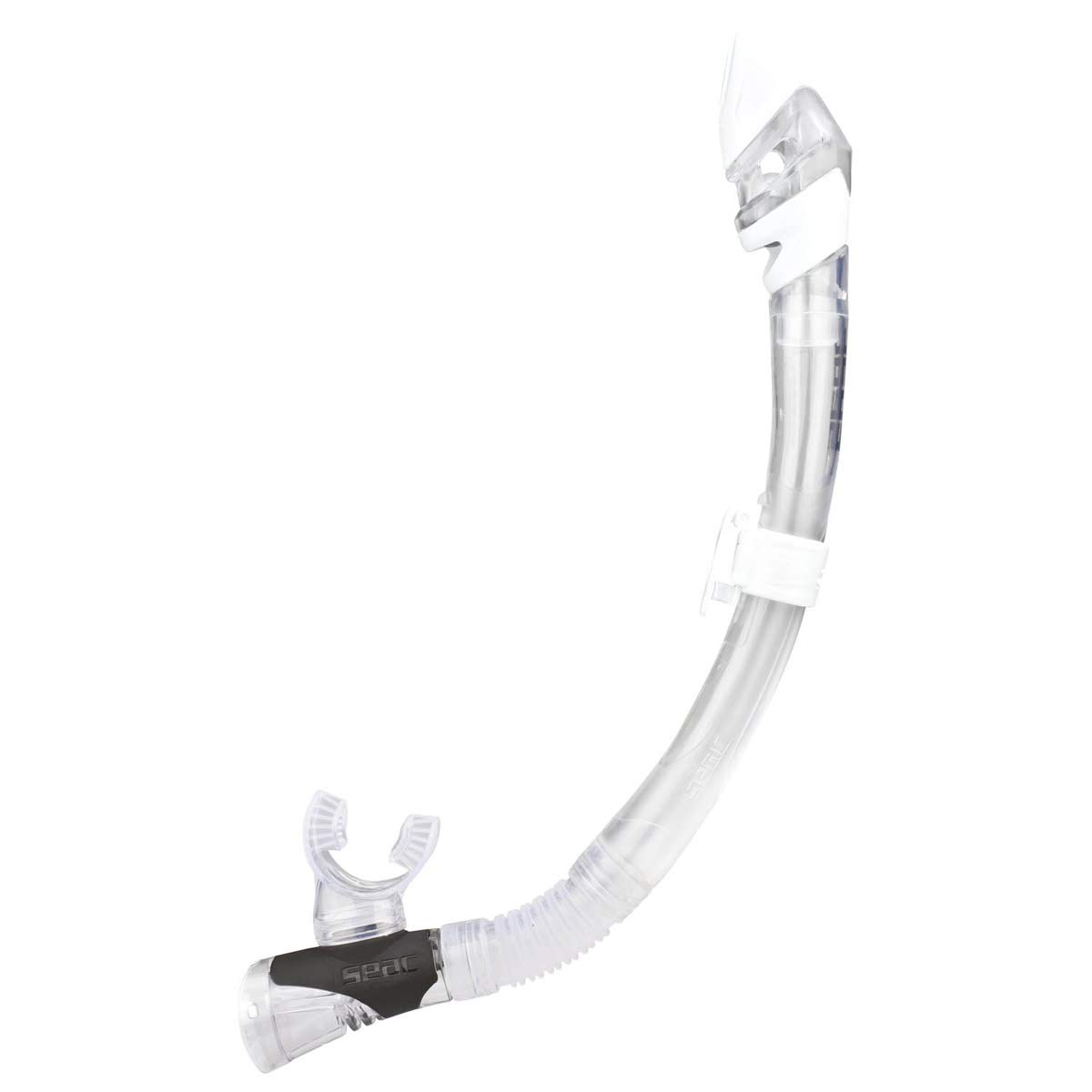 Seac Fast Dry Snorkel for Adults - Anti-Leak Dry Top with Purge Valve - Comfortable Snorkeling Gear for Ocean Swimming, Snorkeling & Scuba Diving