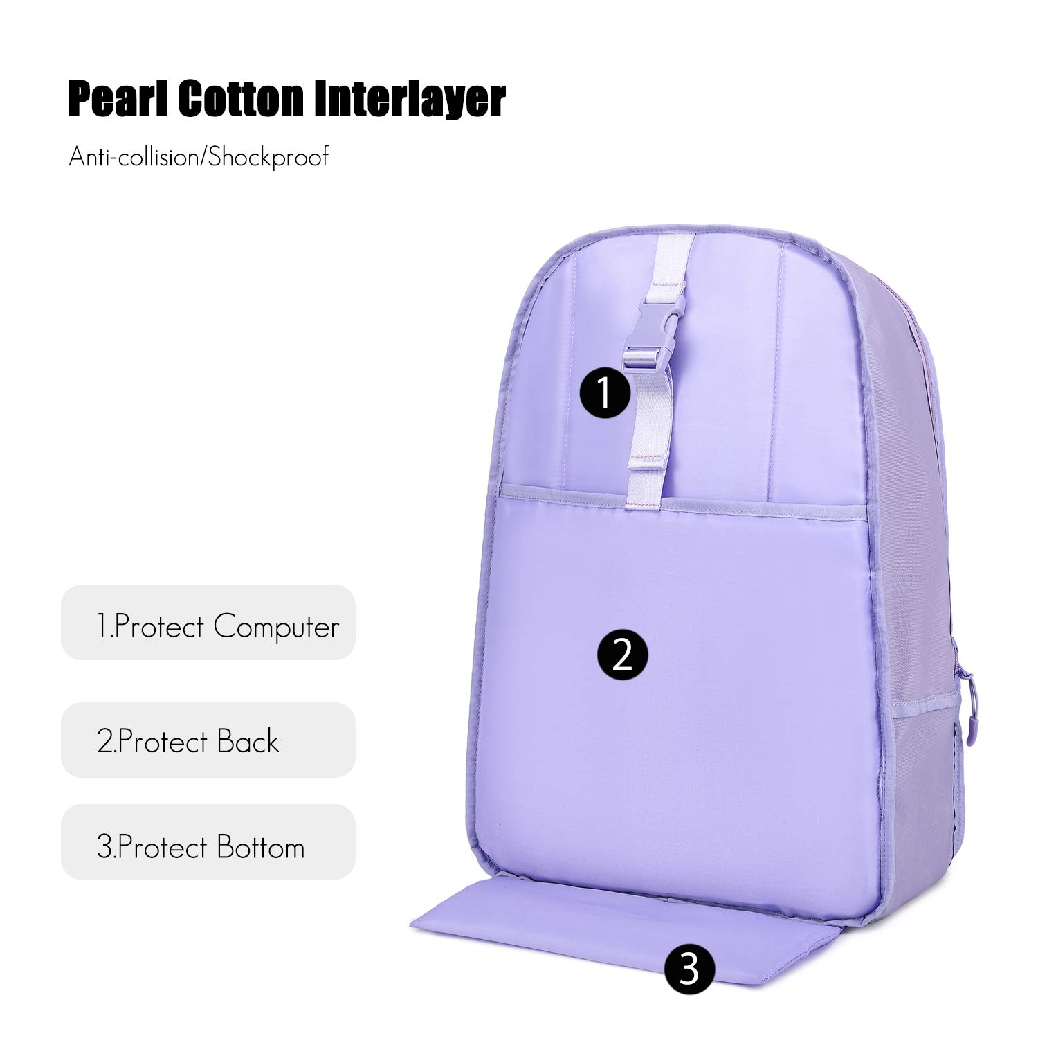 FANDARE Unisex Casual Backpack - Stylish Shoulder Bag for School, Travel & Shopping | Water-Resistant Daypack with Pencil Case | Perfect for Teens, College Students & Outdoor Activities | School Backpack, Party Bag & Daily Commute Essential