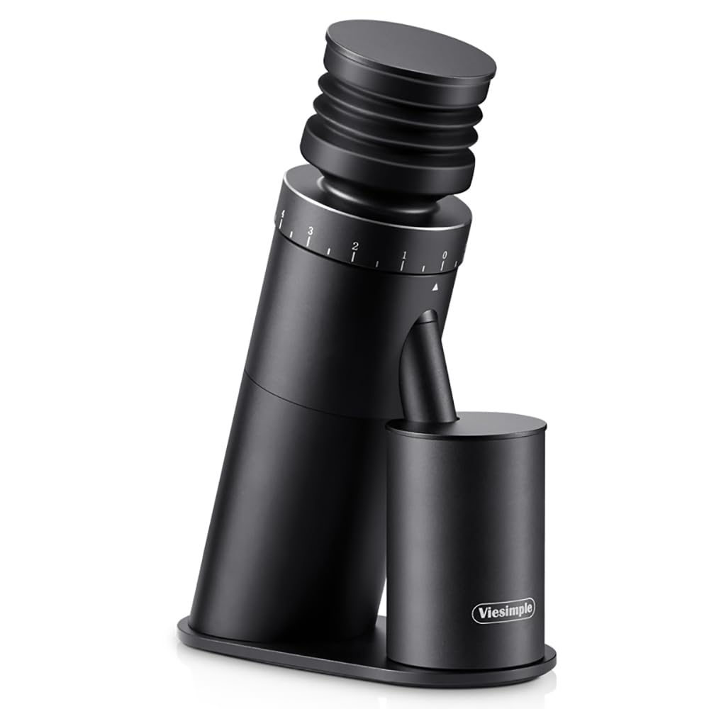 Premium Electric Burr Coffee Grinder for Espresso & Drip Coffee - Anti-Static Stainless Steel Blade - Fast Grind Settings for Moka Pot, Americano & French Press - Perfect for Home Baristas & Coffee Enthusiasts