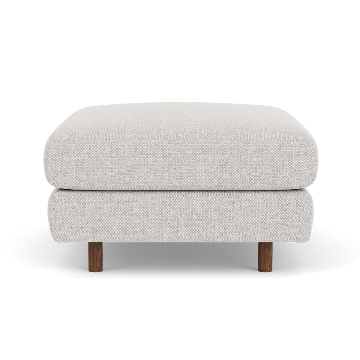 Dylan Fabric Ottoman - Soft and Stylish Footrest, Storage Bench, Living Room Accent Piece - Perfect for Small Spaces, Bedroom, or Lounge Area