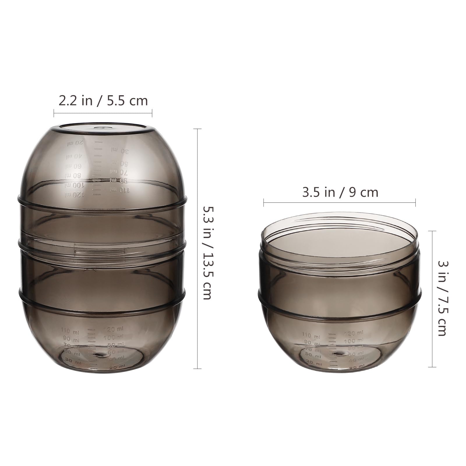 Professional Plastic Hair Dye Mixing Bowl with Measuring Scale - Salon & Home Hair Coloring Tools for DIY Hair Dyeing | Perfect for At-Home Hair Color Application & Salon Styling