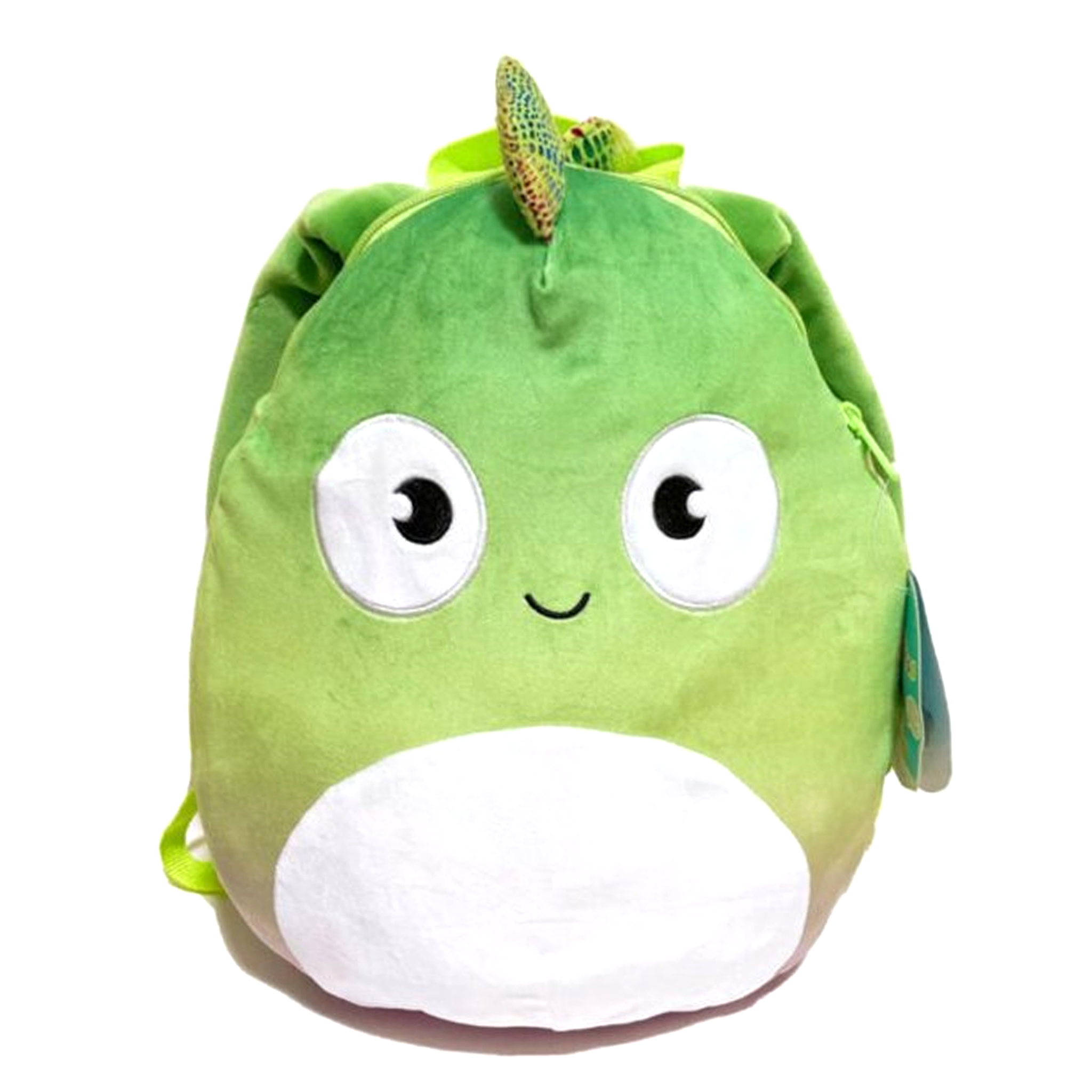 Squishmallow 12 Inch Plush Backpack - Denton the Chameleon Stuffed Animal | Cute Soft Backpack for Kids, School, Travel & Sleepovers | Perfect Gift for Boys & Girls