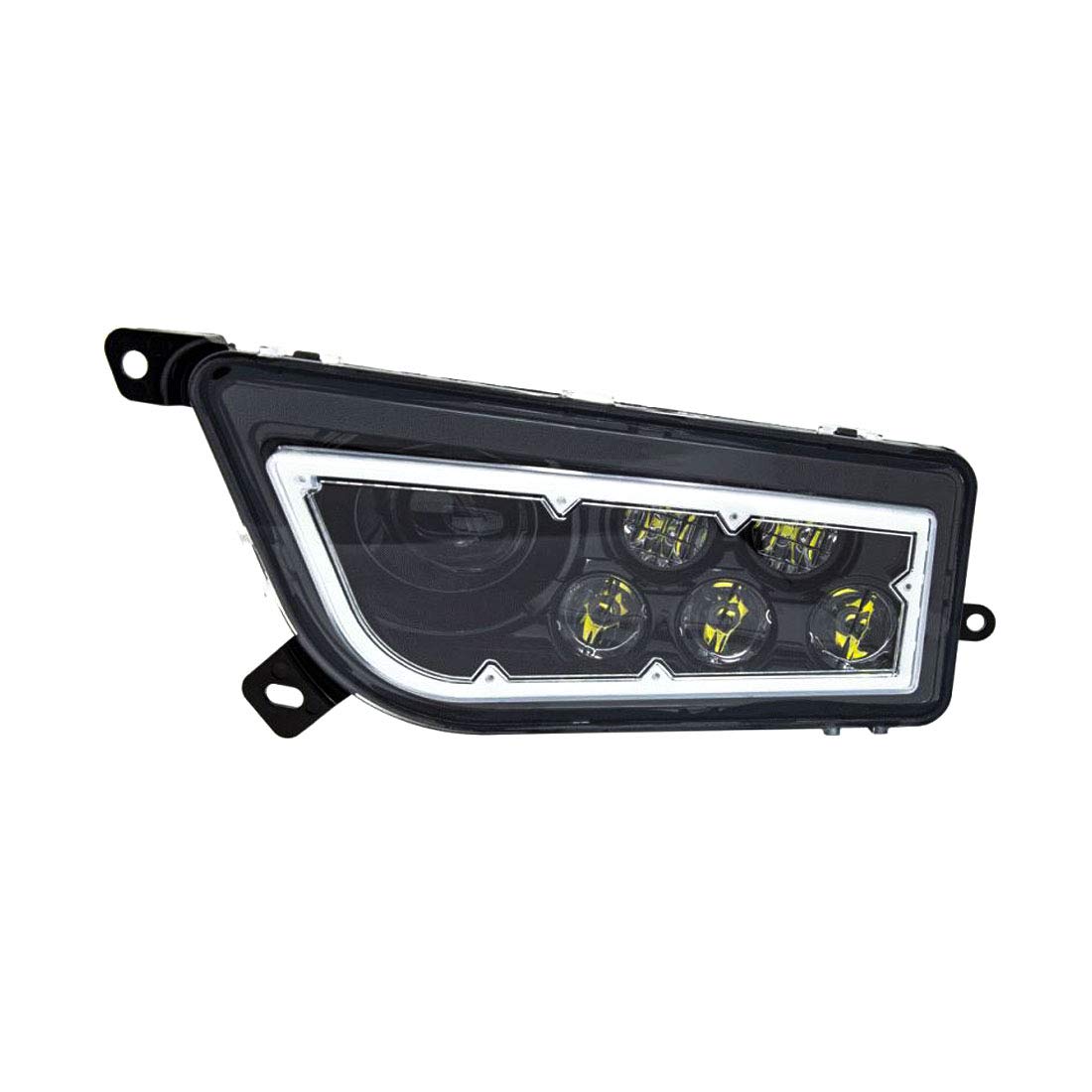 Metra Electronics MPS-RZ1RGB RGB LED Headlight Kit for Polaris RZR - Bluetooth Controlled Extreme Off-Road Lighting - Powersports Accessories for Night Riding & Trail Adventures