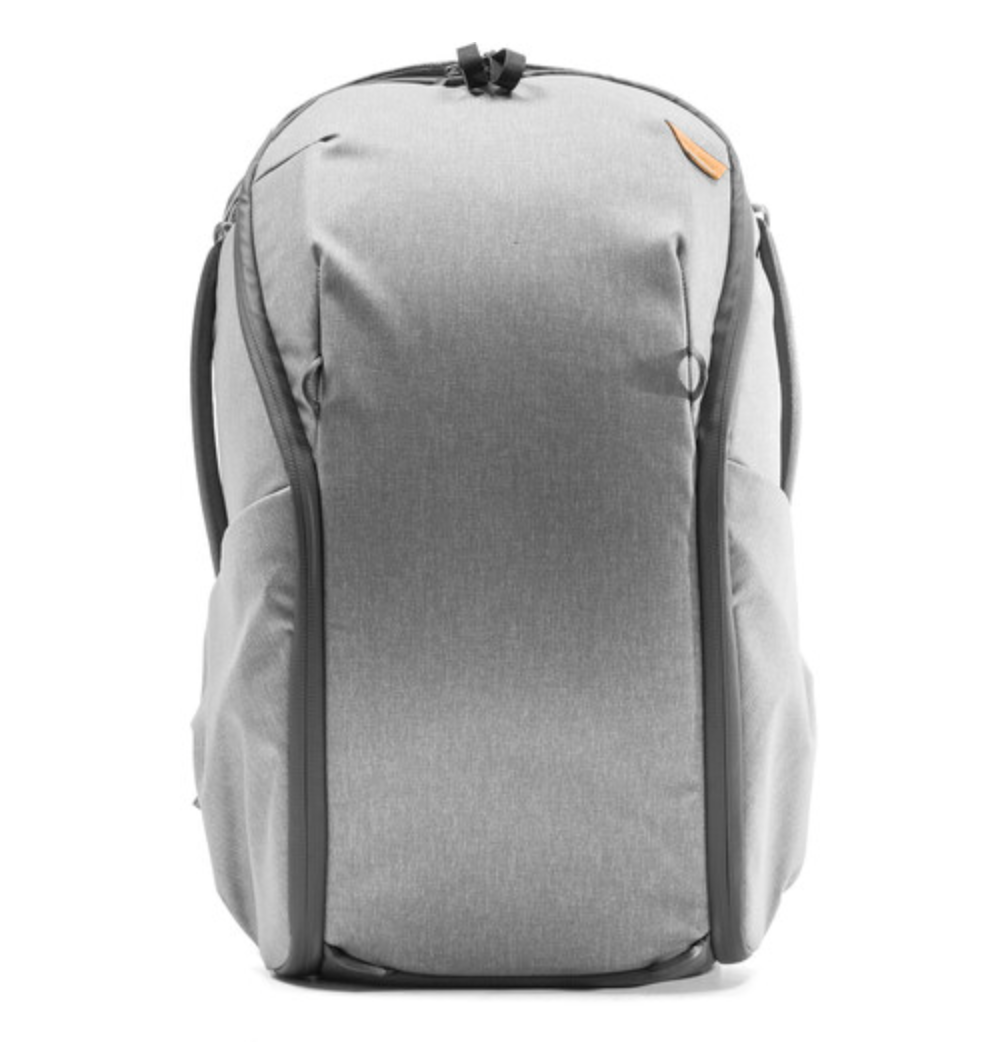 Peak Design Everyday Backpack 20L - Waterproof Laptop Backpack with Zip Closure in Ash Gray (2025 Model) - Perfect for Work, Travel & Photography Gear