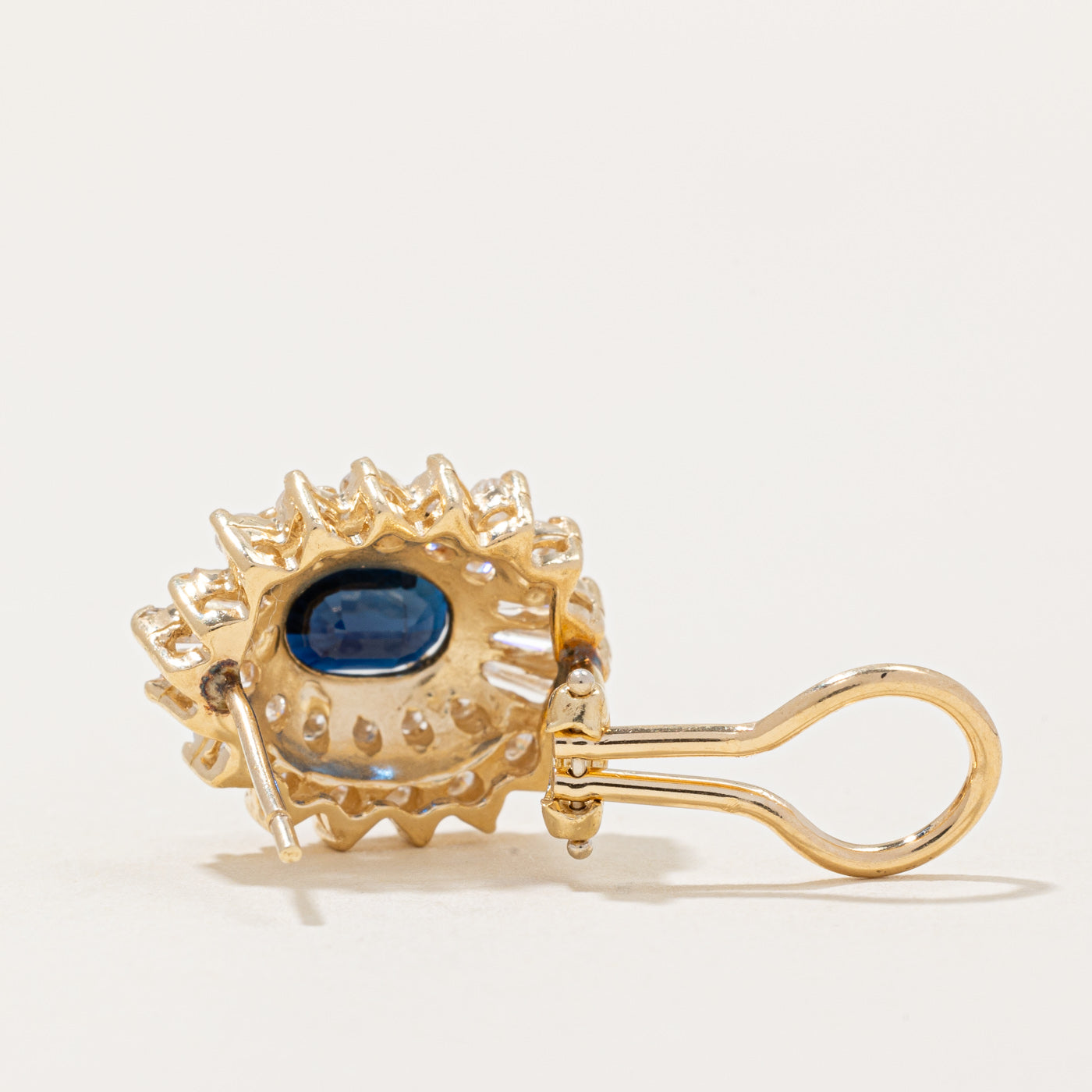 Exquisite 2ctw Sapphire & Diamond Earrings for Women | 1.25ctw Genuine Gemstones | Elegant Gift for Anniversary, Wedding, or Special Occasion | Perfect for Evening Parties & Formal Events