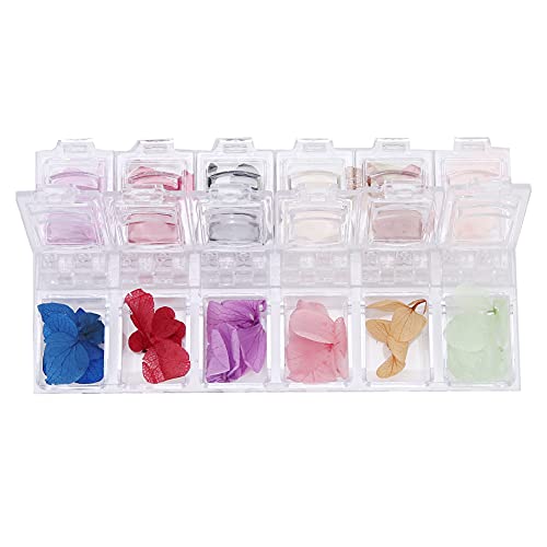Premium Nail Art Decorations Kit - Dried Flowers, Stickers & Accessories for Professional Nail Salons & DIY Manicures | Perfect for Wedding, Party & Special Occasion Nail Designs