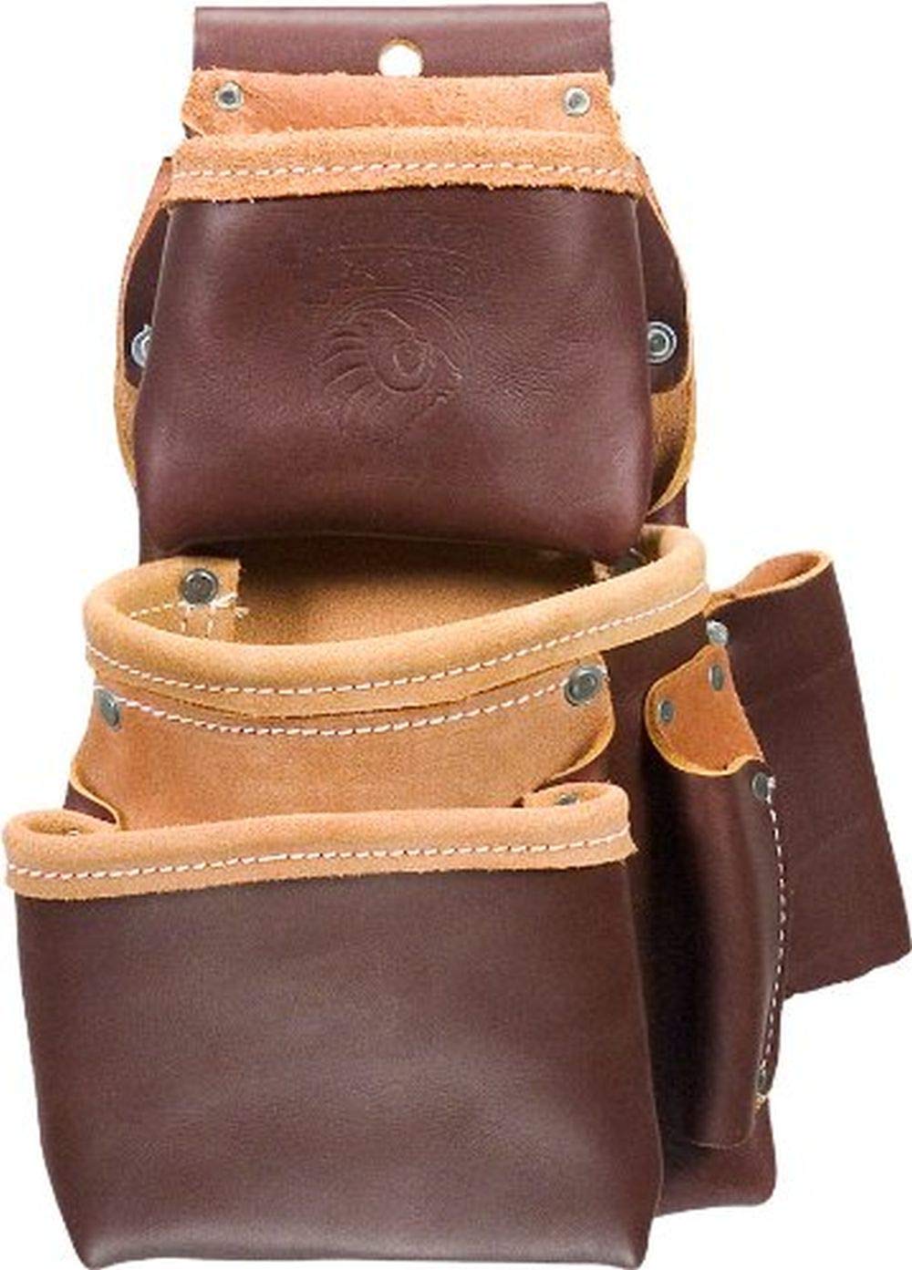 Occidental Leather 6101 Pro Trimmer Fastener Bag - Durable Leather Tool Pouch for Carpenters & Electricians - Perfect for Construction, Renovation & DIY Projects