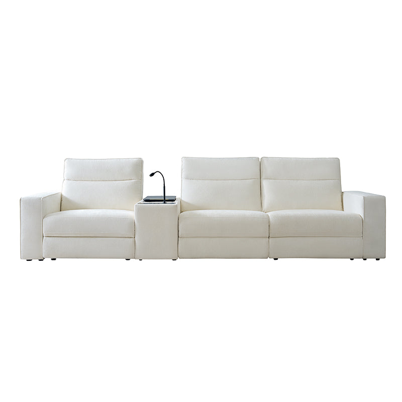 EliteNest Smart Reclining Theater Sofa with Built-in Bluetooth Speakers - Luxury Home Theater Seating for Movie Nights & Gaming Setup