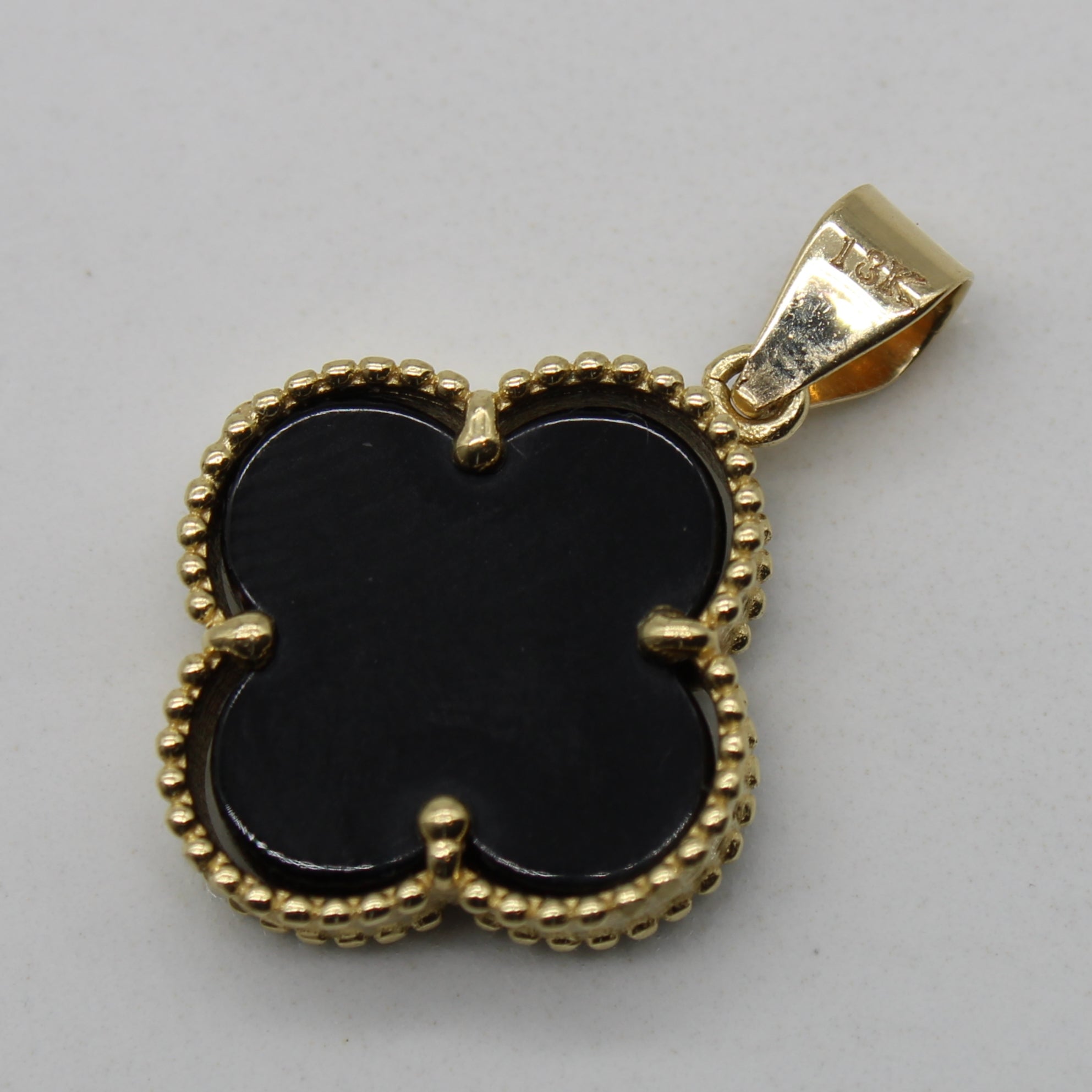 Onyx Four Leaf Clover Earrings and Pendant Set - 9.00ctw Genuine Black Onyx Jewelry for Women - Perfect for St. Patrick's Day, Birthday Gifts, and Everyday Elegance