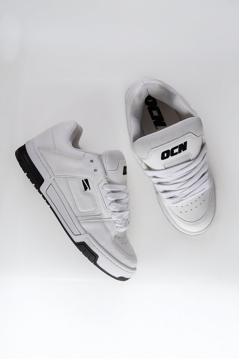 Ocn Kaos White Sneakers - Lightweight Comfortable Running Shoes for Men & Women | Perfect for Gym, Workout, and Casual Wear