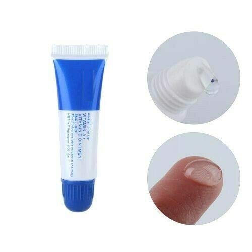 25 Pack Vitamin A&D Ointment for Tattoo Aftercare - Anti Scar Healing Cream for Permanent Tattoos (Blue) | Perfect for Tattoo Healing, Skin Repair & Scar Prevention