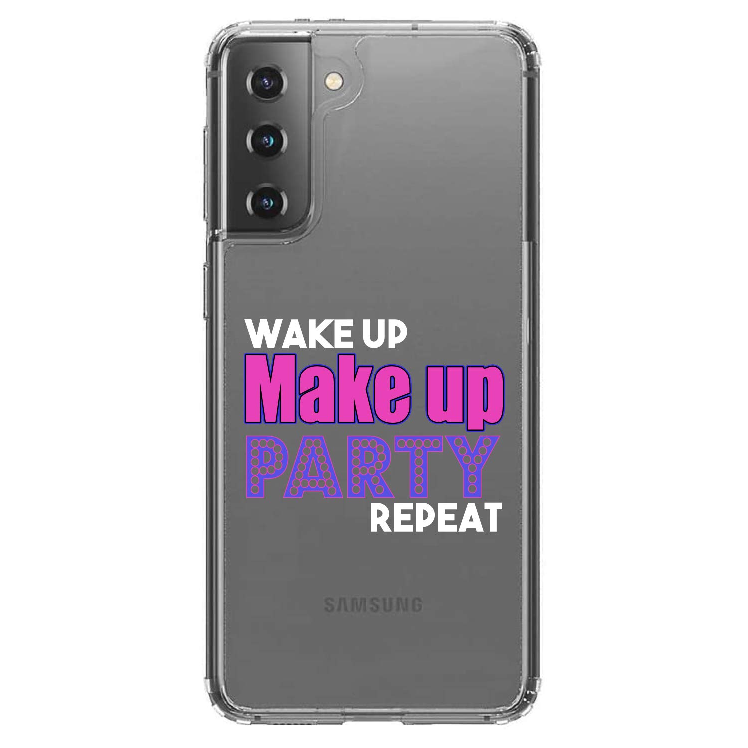 DistinctInk Clear Shockproof Hybrid Case for Samsung Galaxy S21 5G (6.2 Inch) - Durable TPU Bumper & Acrylic Back with Tempered Glass Screen Protector - Perfect for Daily Use, Travel, and Outdoor Activities