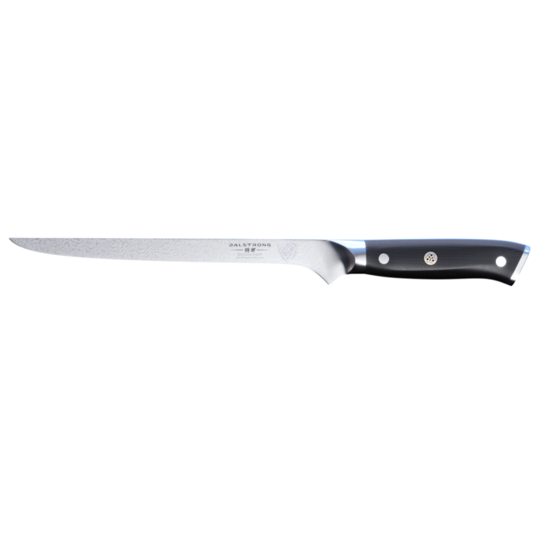 Dalstrong Shogun Series ELITE 8-Inch Boning Knife - Professional Kitchen Knife for Meat Cutting, Butchering & Food Preparation | High-Carbon Steel Blade with Ergonomic Handle