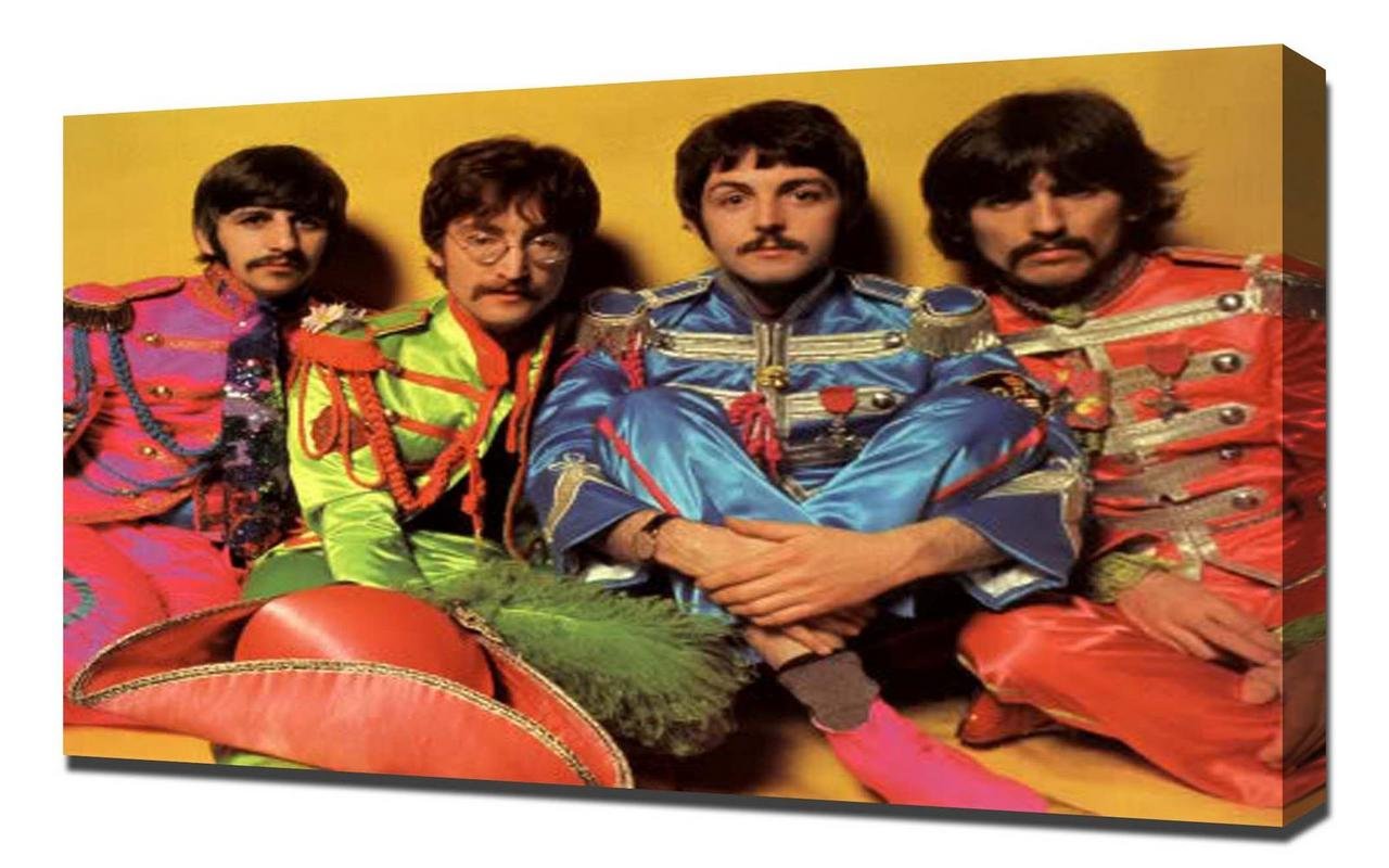 The Beatles Canvas Art Print - Premium Wall Decor for Living Room, Bedroom & Office - Stretched & Framed Ready to Hang