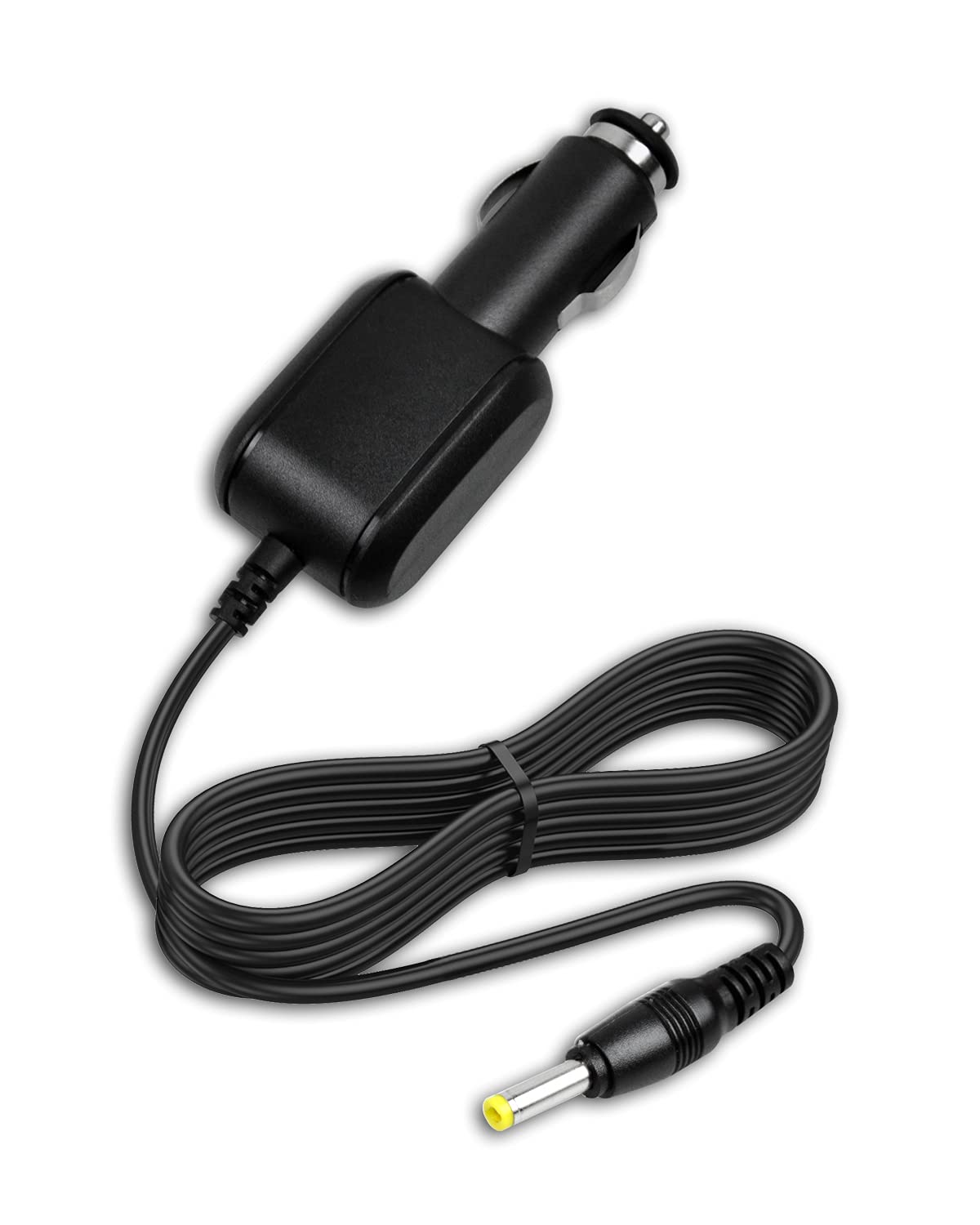 6 Ft Car Charger Adapter for Portable DVD Player - Replacement Cigarette Lighter Power Cord - Perfect for Road Trips & Family Travel Entertainment