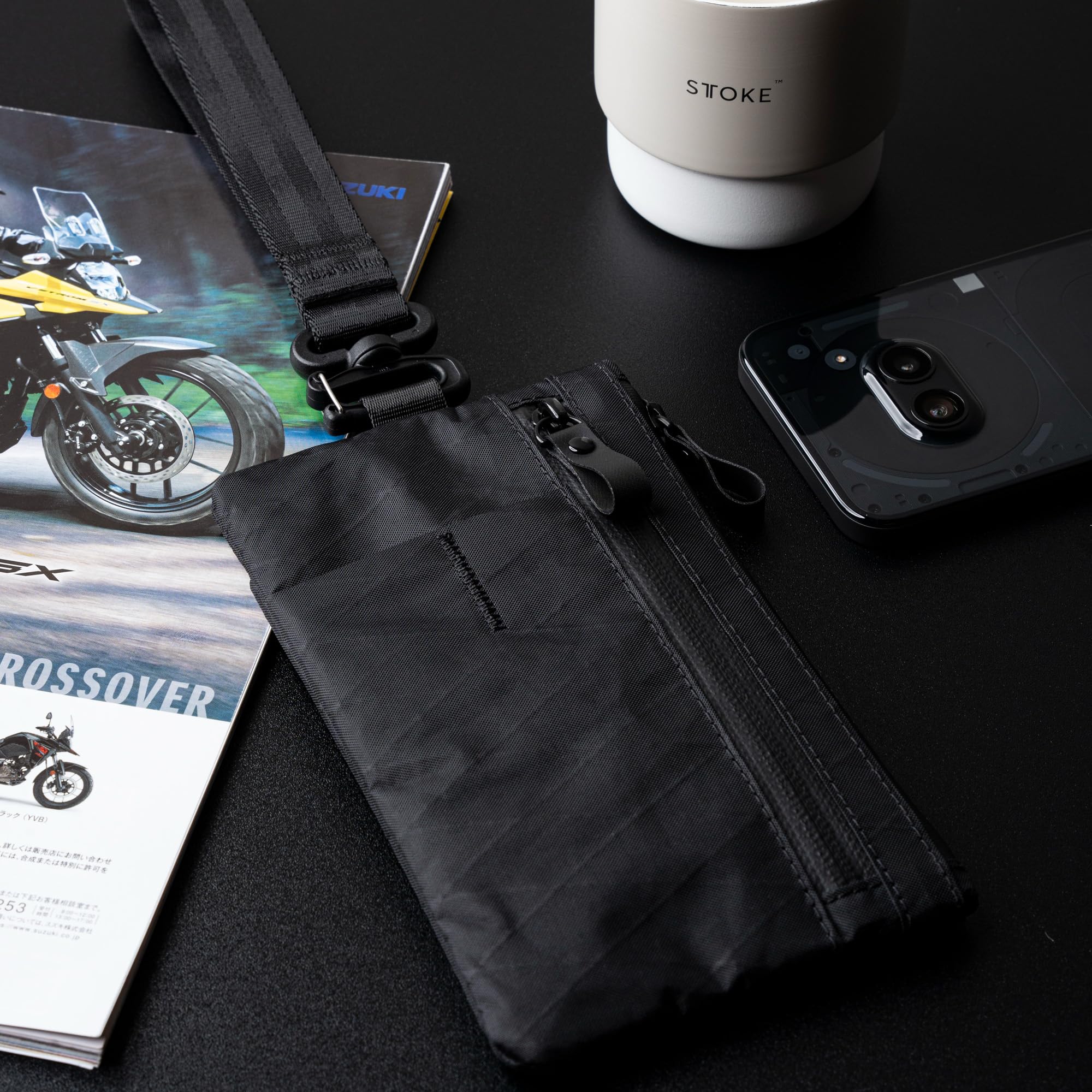 ALPAKA Zip Clutch X-Pac VX21 - RFID Blocking Weatherproof Zipper Wallet & EDC Organizer - 3 External Slots & 3 Inner Pockets for Cards & Essentials - Perfect for Travel, Commuting & Everyday Carry (EDC)