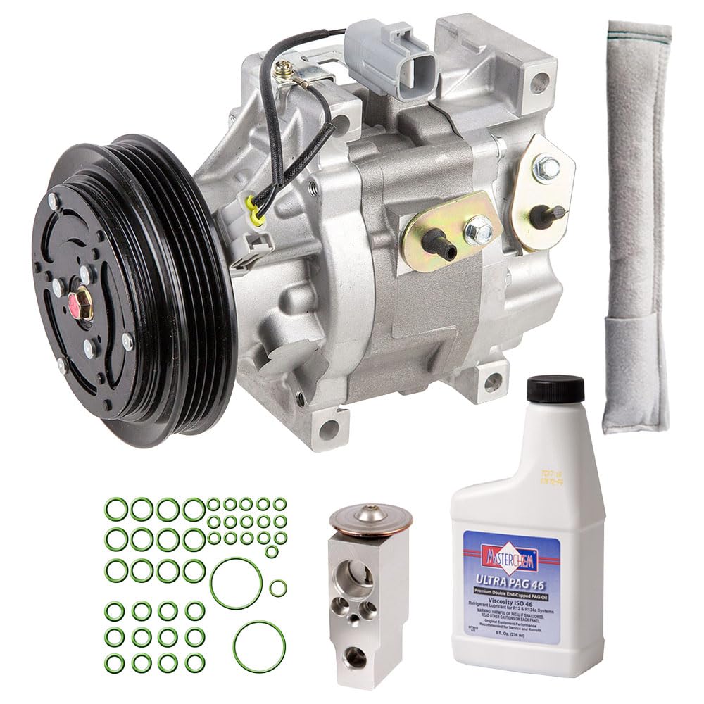 Toyota Echo AC Compressor & A/C Kit 2000-2005 | BuyAutoParts 60-81201RK | Replacement for Air Conditioning System | Perfect for Summer Driving & Road Trips
