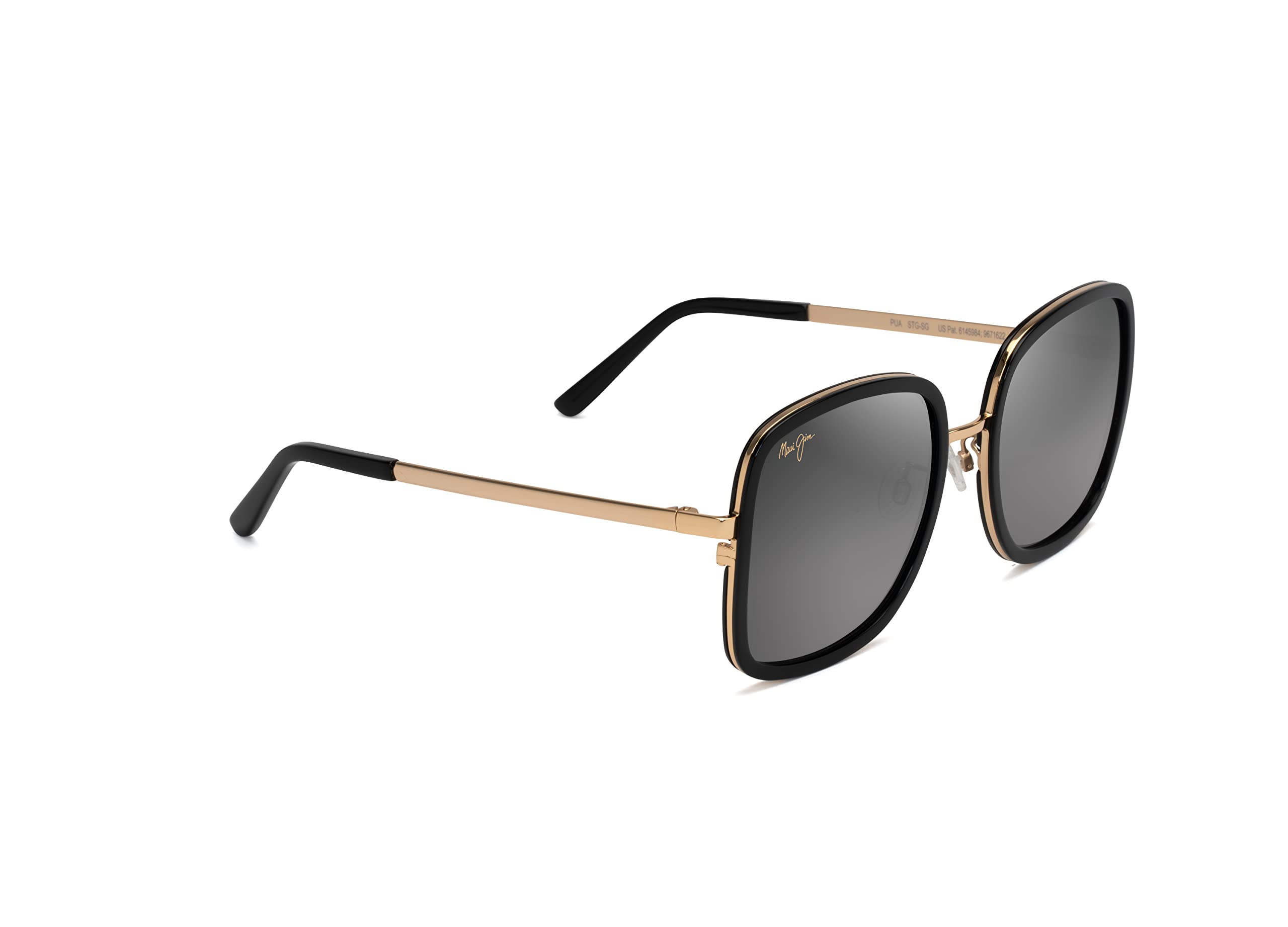 Maui Jim Women's Pua PolarizedPlus2 Lenses Square Sunglasses for Women - UV Protection, Anti-Glare, Lightweight & Stylish - Perfect for Driving, Beach, and Outdoor Activities