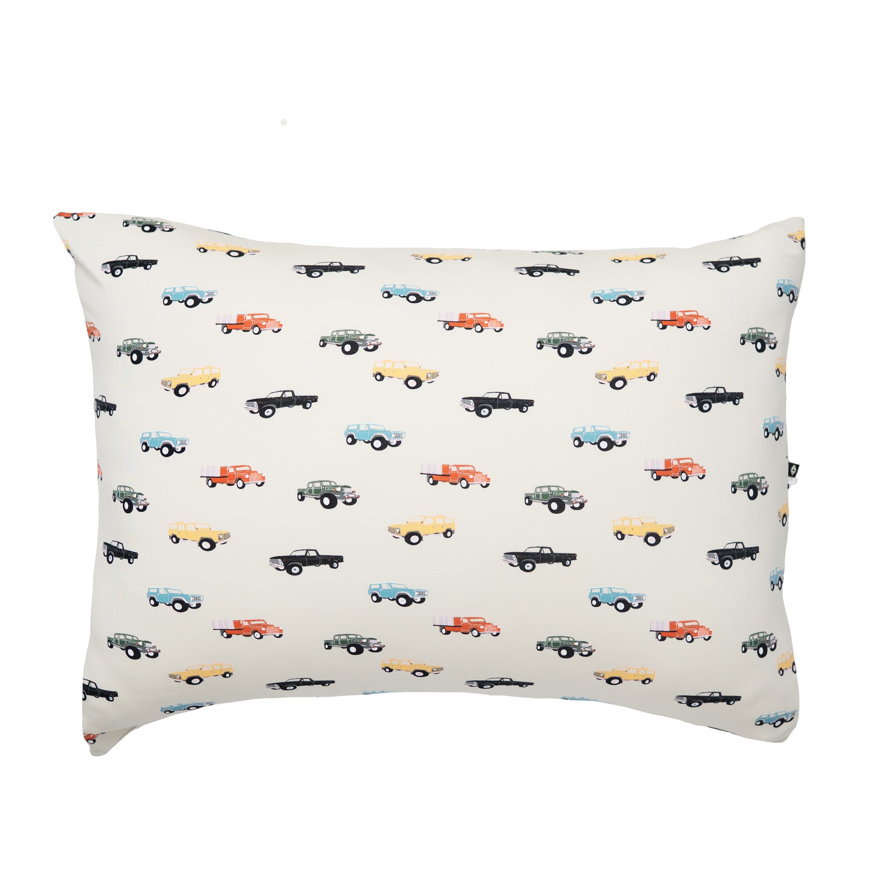 Vintage Truck Print Standard Pillowcase - Soft Cotton Bedding for Home Decor, Kids Room & Farmhouse Style - Perfect for Bedroom, Living Room & Gift Ideas