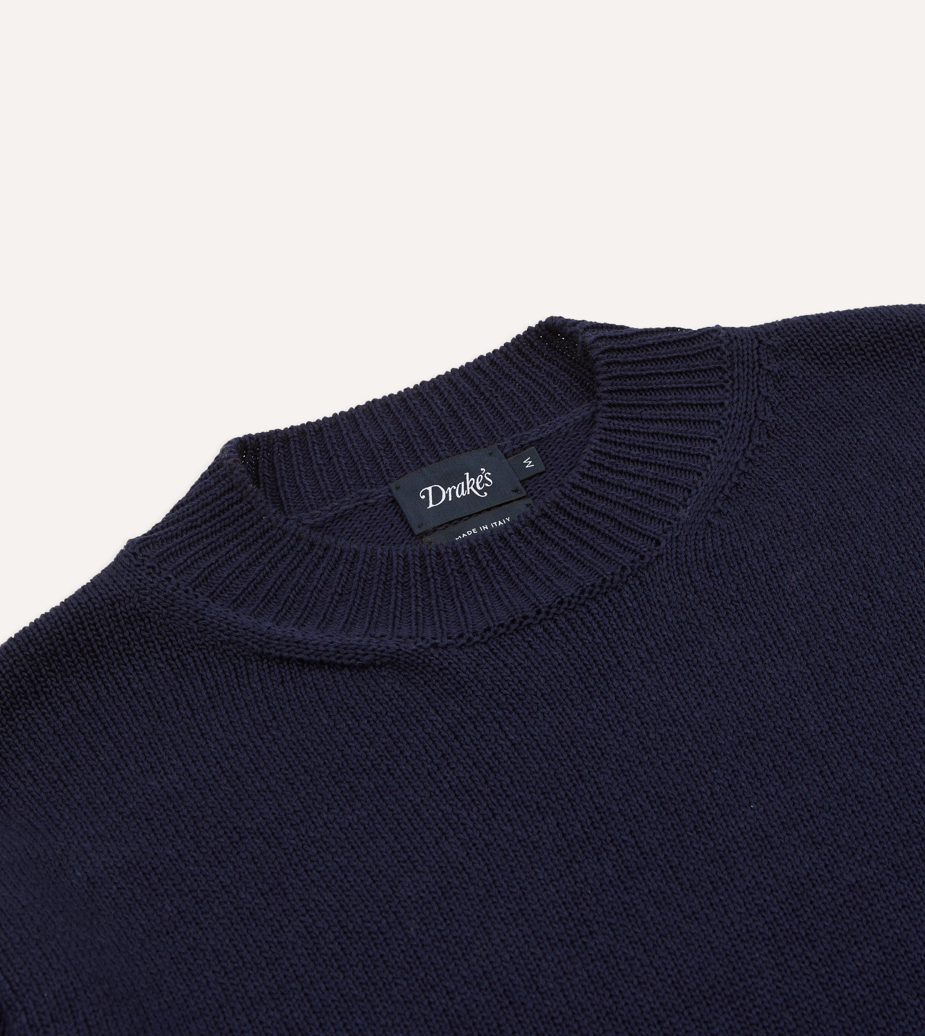 Navy Blue Cotton Mock Neck Sweater for Women - Soft & Comfortable Pullover for Casual Wear, Office, and Fall Outfits