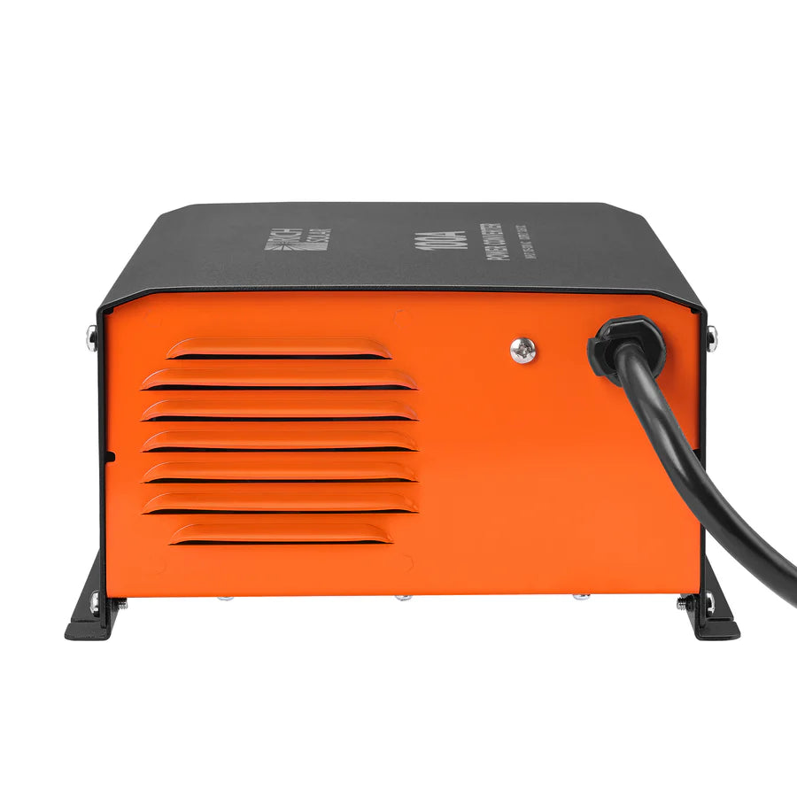 Rich Solar 100A MPPT Solar Charge Controller - 12V/24V Auto Battery Charger for RV, Marine, Off-Grid Power Systems | Weatherproof & Efficient Solar Panel Regulator for Home, Camping, Boating