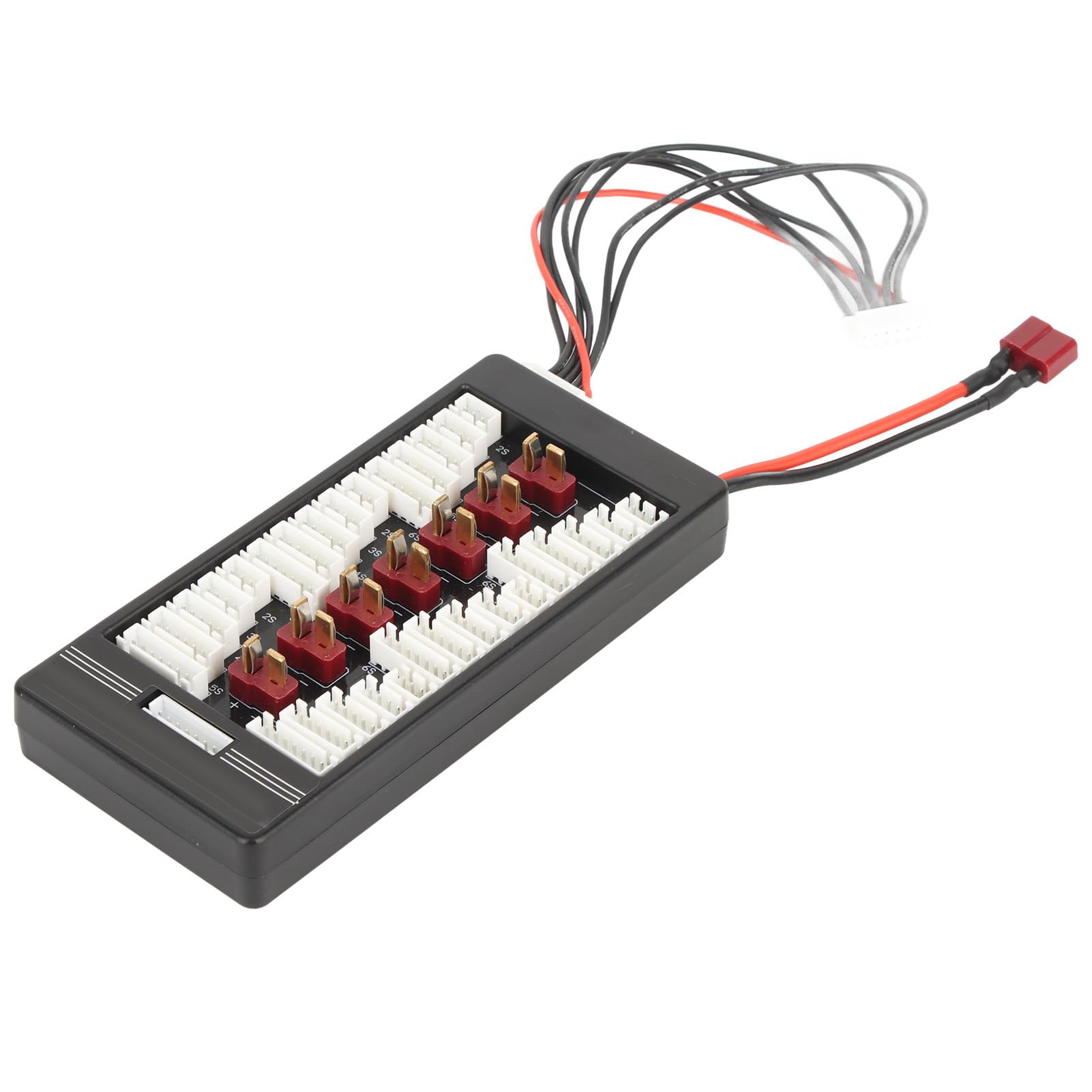 Hilitand Parallel Charging Board for LiPo LiFe Batteries - Balance Charger Adapter Plate with Connecting Cable - Perfect for RC Drones, Airplanes, and Multi-Battery Charging