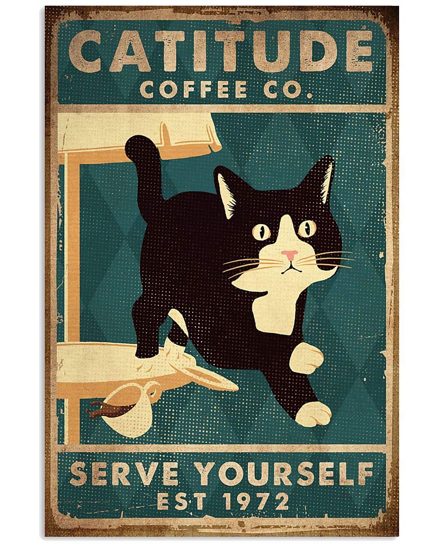 1000 Piece Tuxedo Cat Jigsaw Puzzle - Fun & Challenging Puzzle Game for Adults & Kids, Educational Toy for Family Bonding & Brain Development - Perfect Gift for Cat Lovers, Coffee Lovers & Puzzle Enthusiasts (Great for Relaxation, Family Game Nights & Home Decor)