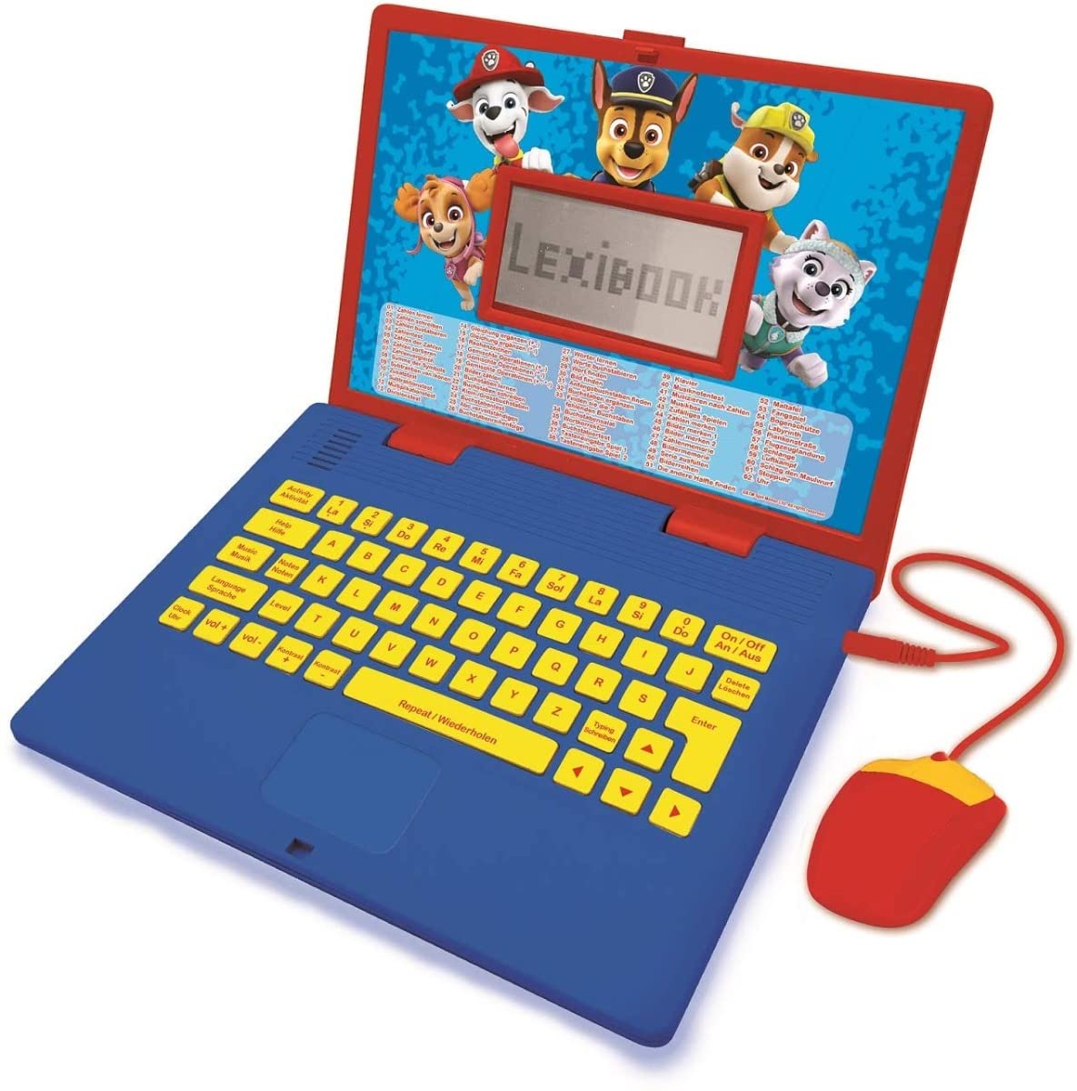 Paw Patrol Educational Laptop for Kids - 124 Learning Activities in English & French - STEM Toy for Early Childhood Development, Preschool Learning & Interactive Play
