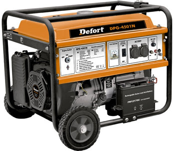 Defort DE DPG4501N 4000W Portable Generator 220V - Reliable Power Supply for Camping, Home Backup & Outdoor Events