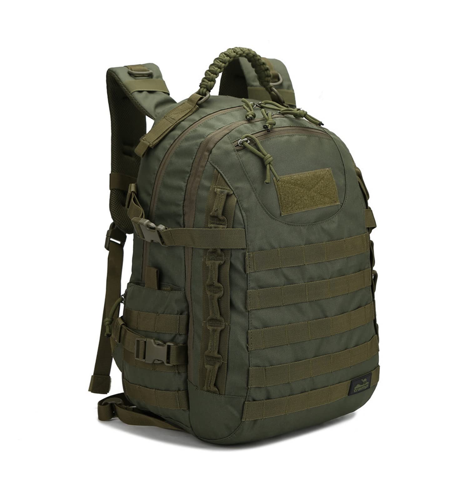 45L Waterproof Tactical Backpack for Men & Women - Military Rucksack for Camping, Hiking, Trekking & Outdoor Sports - Durable Army Green Travel Bag (33x22x48cm) - Perfect for Adventure Travel & Survival Gear Enthusiasts
