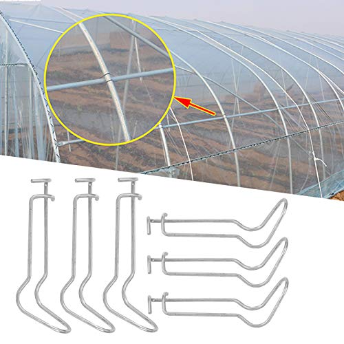 30Pcs Stainless Steel Spring Clips for Plant Support - 11mm Garden Greenhouse Fixing Clamps | Durable Wire Clips for Vine, Tomato & Flower Stems