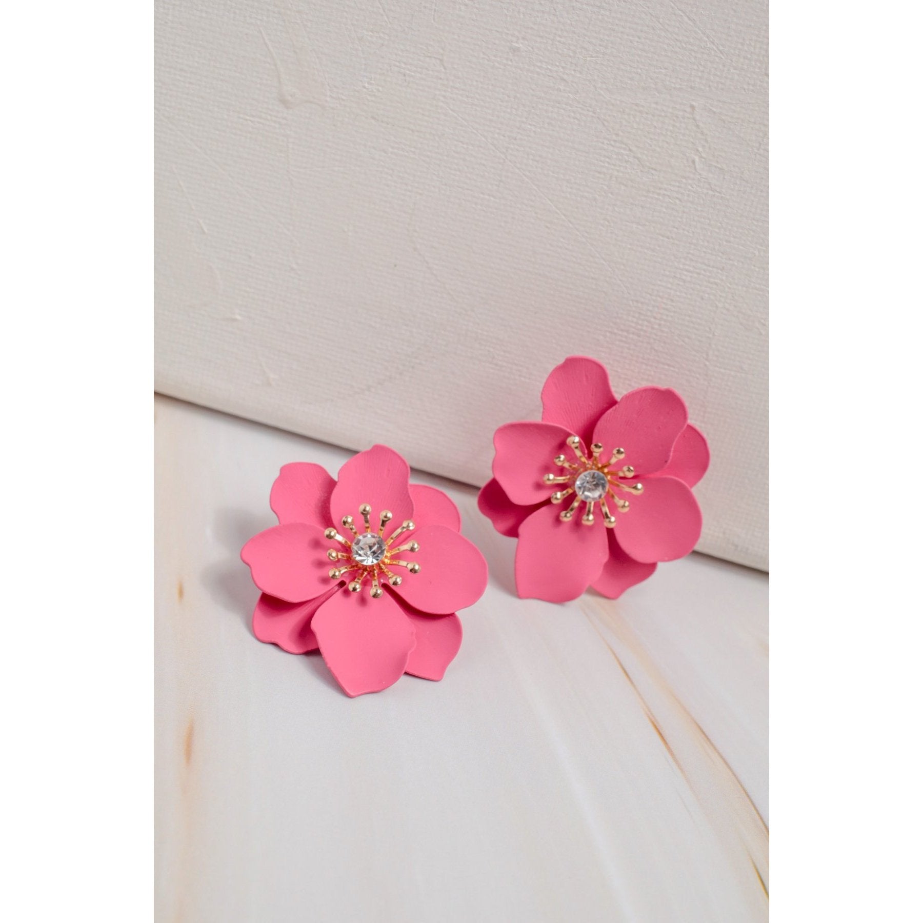 Cherry Blossom Stud Earrings for Women - Dainty Floral Earrings for Daily Wear, Gift, Wedding & Special Occasions
