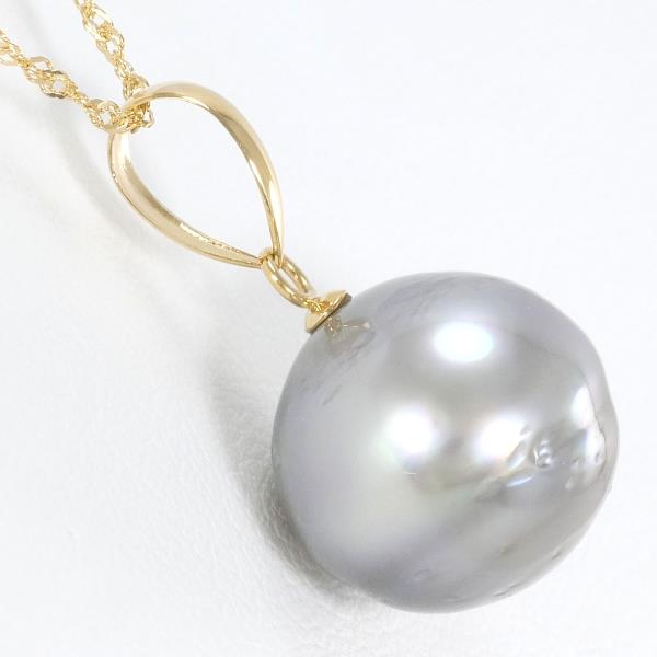 18K Yellow Gold Pearl Necklace for Women - Elegant Pearl Jewelry Gift for Brides, Anniversary & Special Occasions