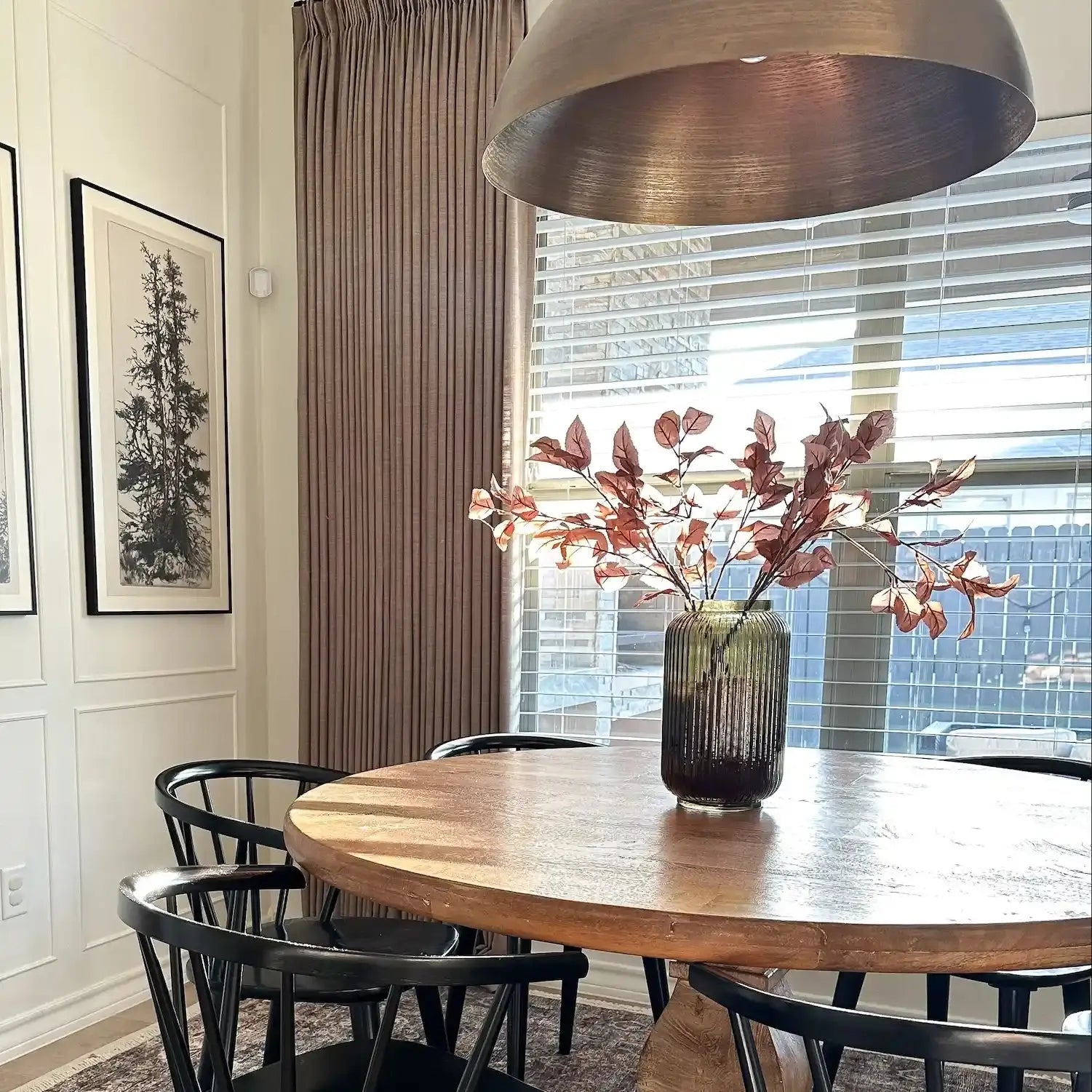 Linen Pinch Pleated Curtains for Living Room & Bedroom - Elegant Drapes with Liz Design for Home Decor | Blackout & Sheer Window Treatments