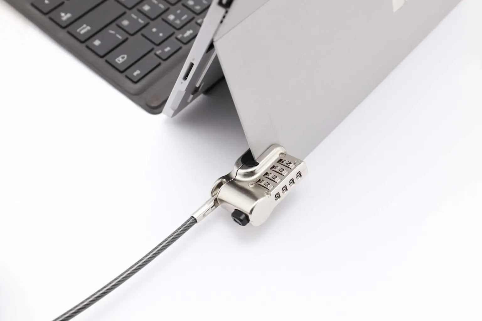 Secure Kickstand Grip Cable for Microsoft Surface Pro & Laptop/Tablet Hybrids - Anti-Theft Lock for Coffee Shops, Libraries & Travel