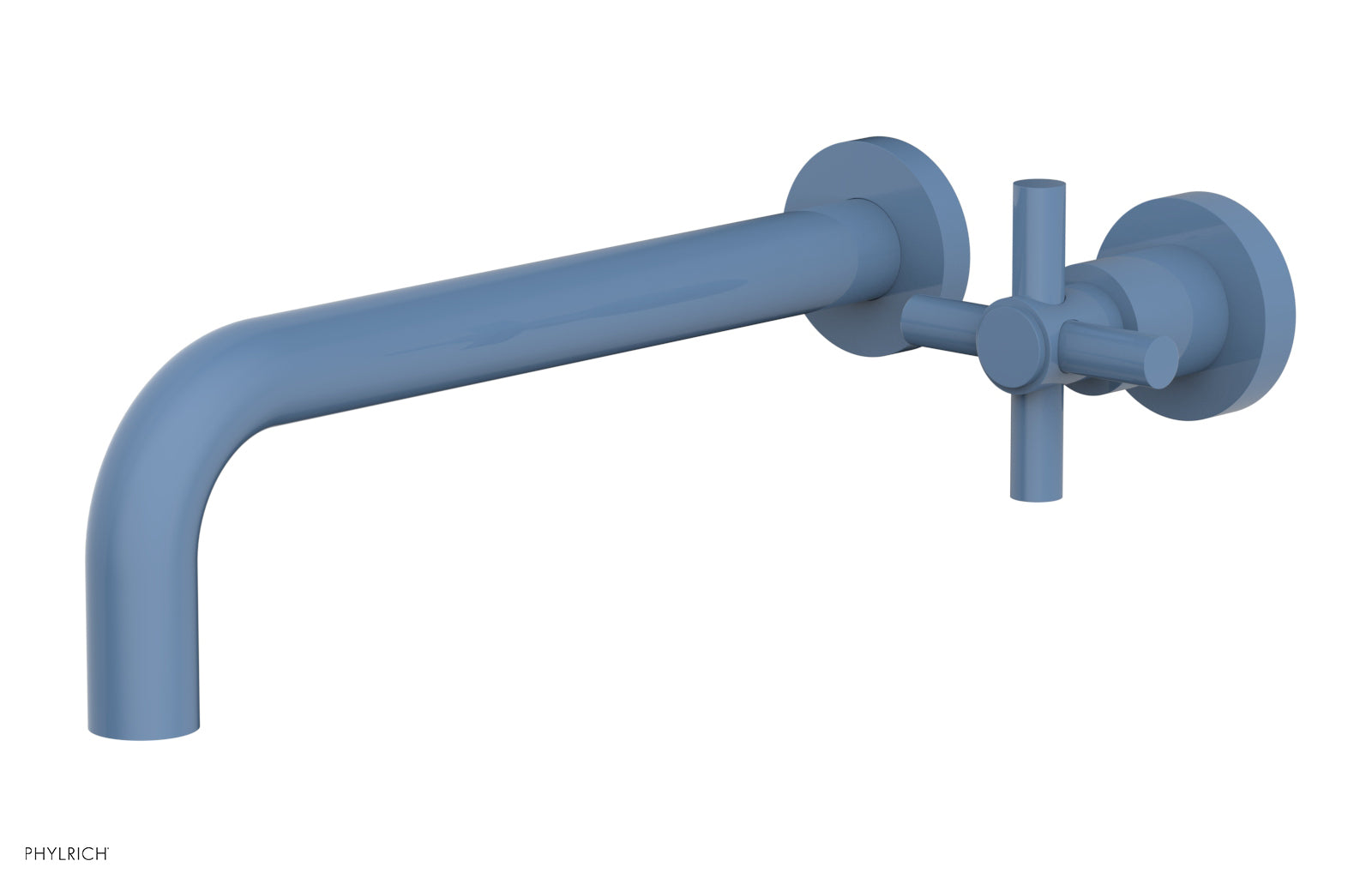 Basic 10 Single Handle Wall Mount Bathroom Faucet Set - Cross Handle D131 16 - Perfect for Small Bathrooms & Powder Rooms