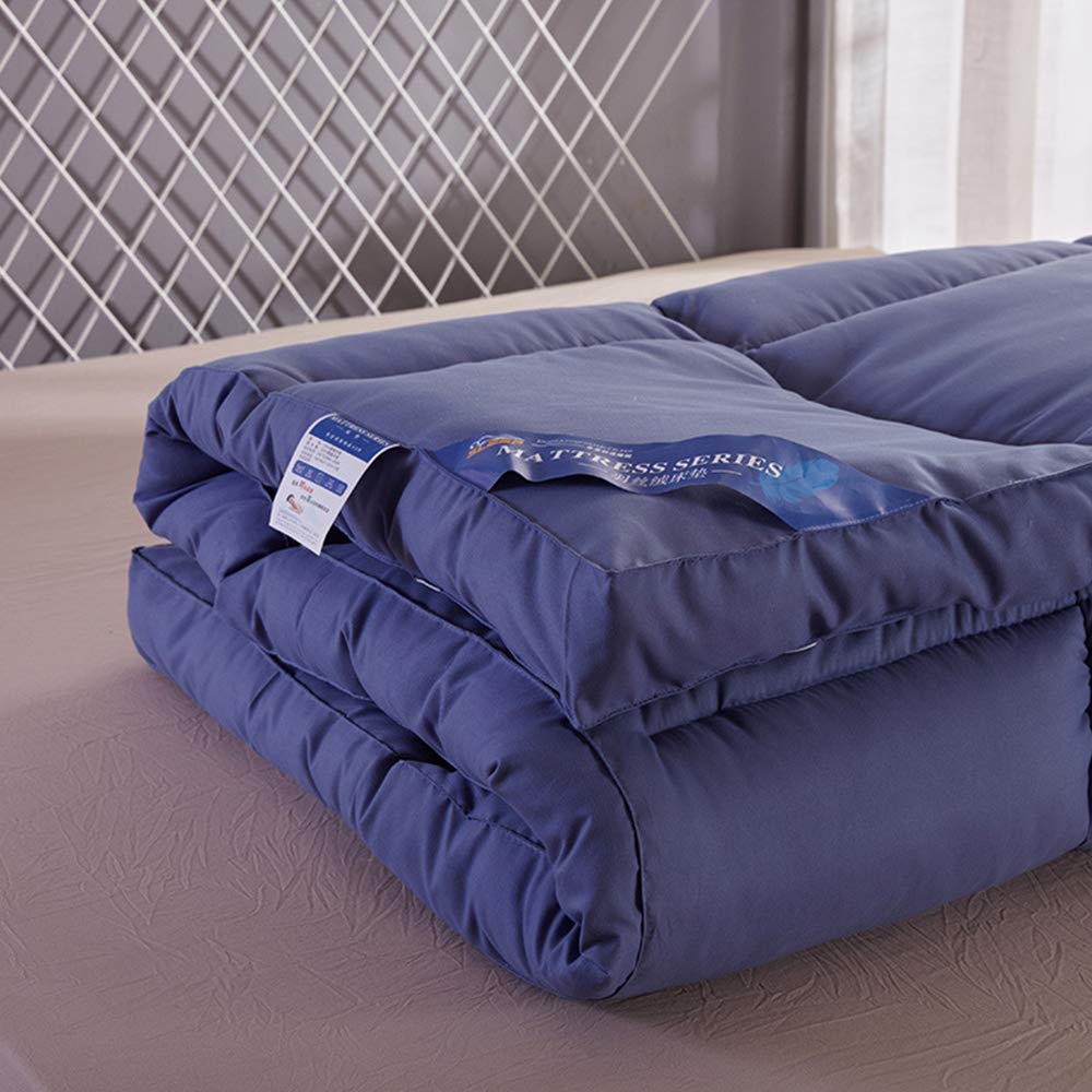Portable Futon Mattress - Soft & Comfortable Foldable Floor Mat for Sleeping - Queen Size - Ideal for Living Room, Dorm, Camping & Travel - Breathable & Space-Saving Design