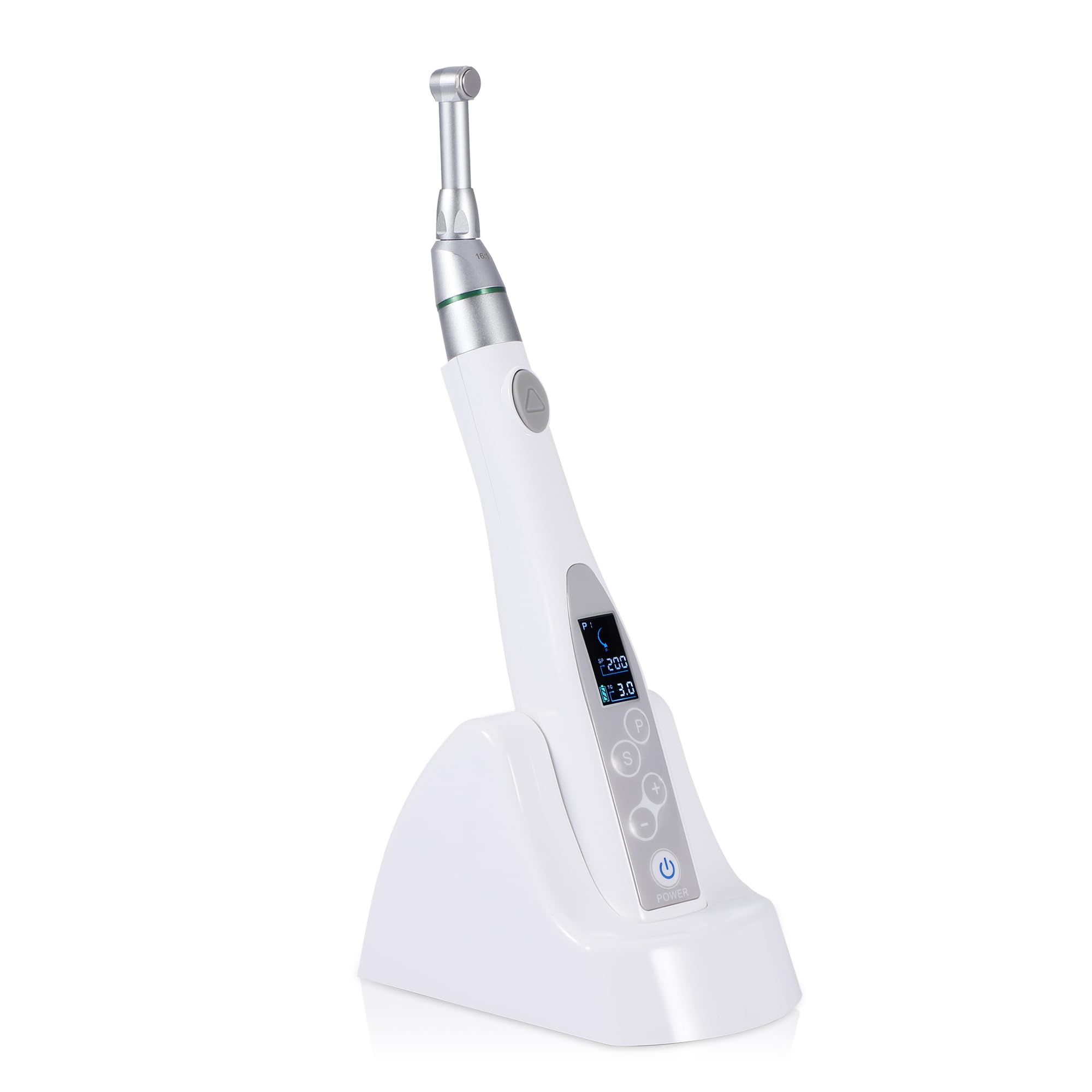 4E's USA Cordless Endodontic Handpiece with LED Display – Endo Motor 360° Rotation | 16:1 Contra Angle | 9 Preset Programs | Autoclavable for Root Canal Treatment | Perfect for Dental Clinics & Endodontic Procedures