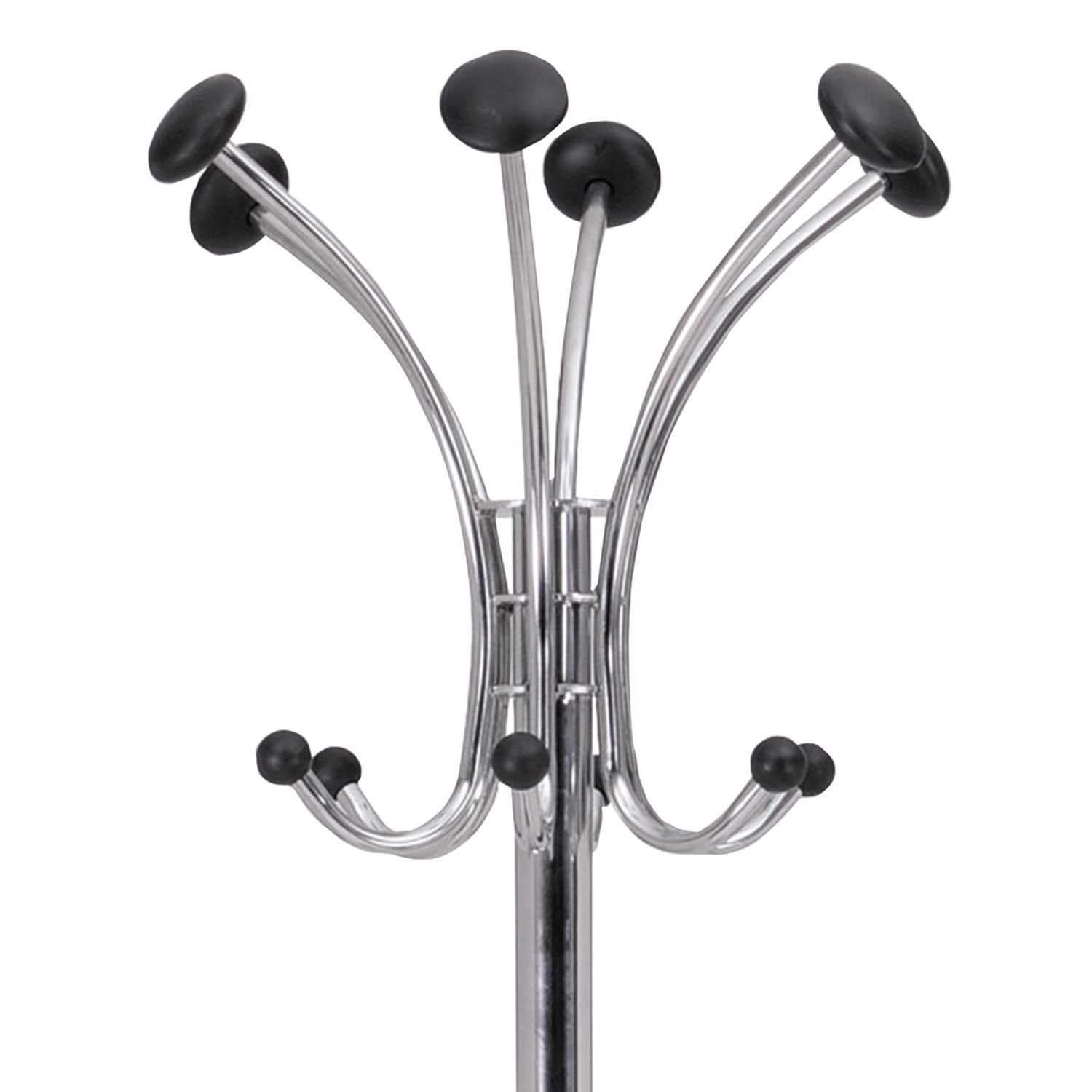 Alba™ Chromy Coat Stand with 12 Knobs - 16