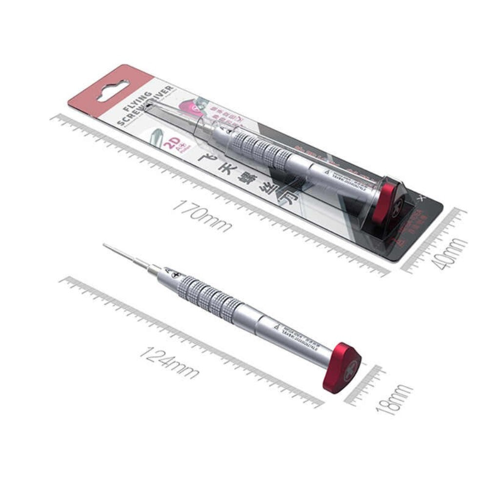 Precision Phillips #000 1.2mm Aluminum Alloy Screwdriver - Professional 2D Repair Tool for Electronics, Watches & Glasses - Ideal for Watchmakers, Jewelers & DIY Enthusiasts