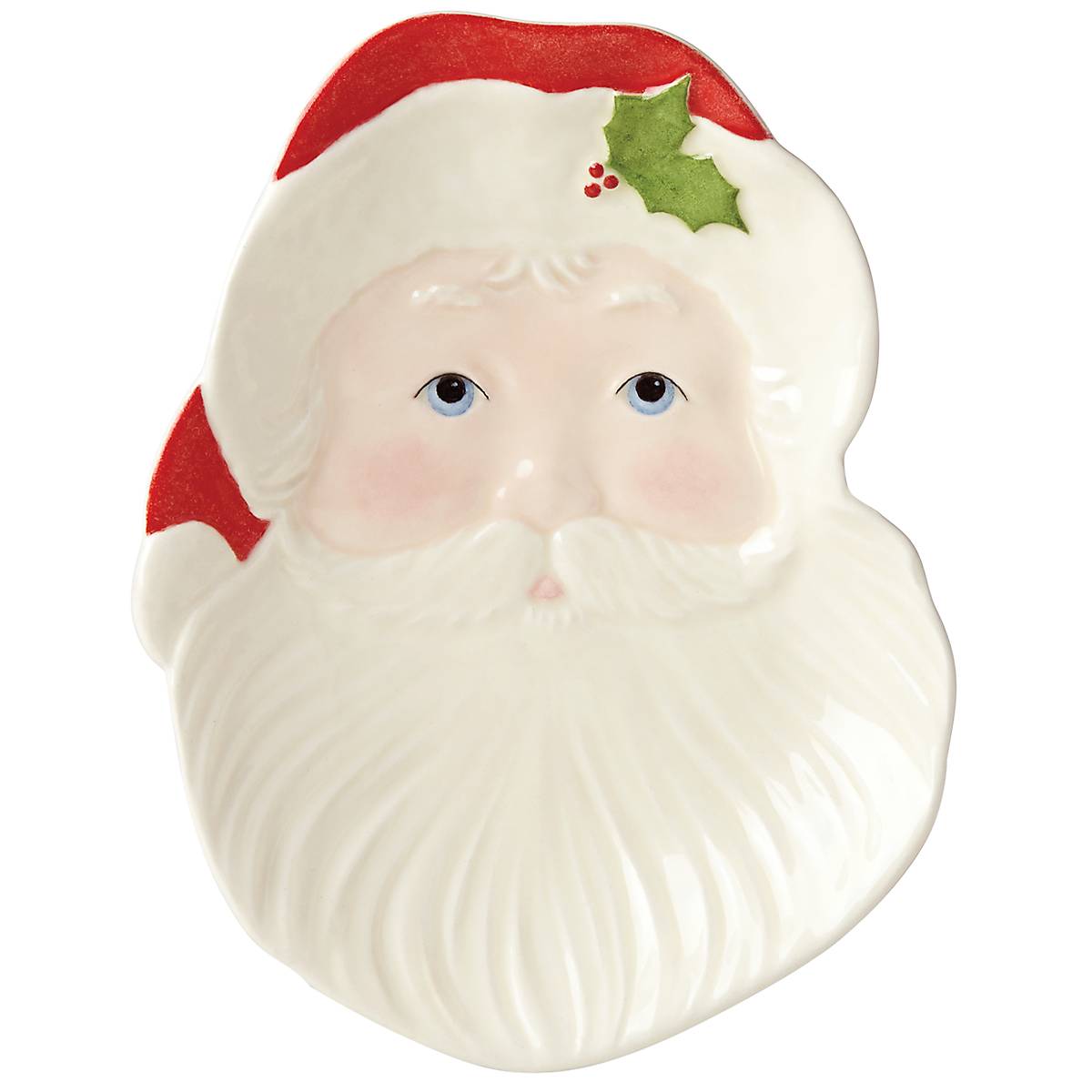 Festive Santa Spoon Rest - Christmas Kitchen Decor for Holiday Cooking & Baking - Perfect for Cookie Making, Hot Cocoa, and Holiday Entertaining