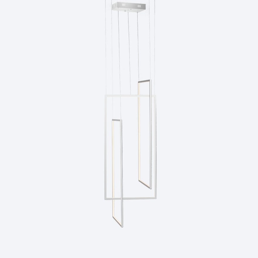 UPENDO Modern Vertical LED Pendant Light - Sleek Hanging Fixture for Kitchen Island, Dining Room & Bedroom - Energy Efficient Dimmable Lighting for Home Decor