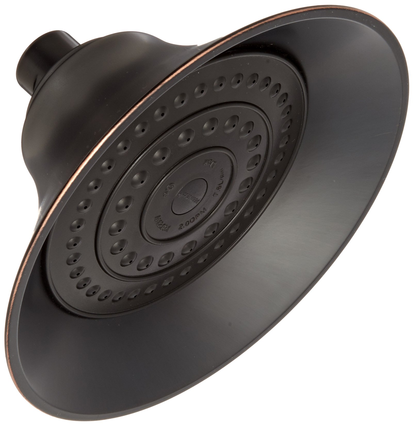Peerless RP70537OB Oil Bronze Raincan Showerhead - High Pressure Rainfall Shower Head for Luxurious Bathroom Experience, Perfect for Master Bath & Spa-Like Relaxation
