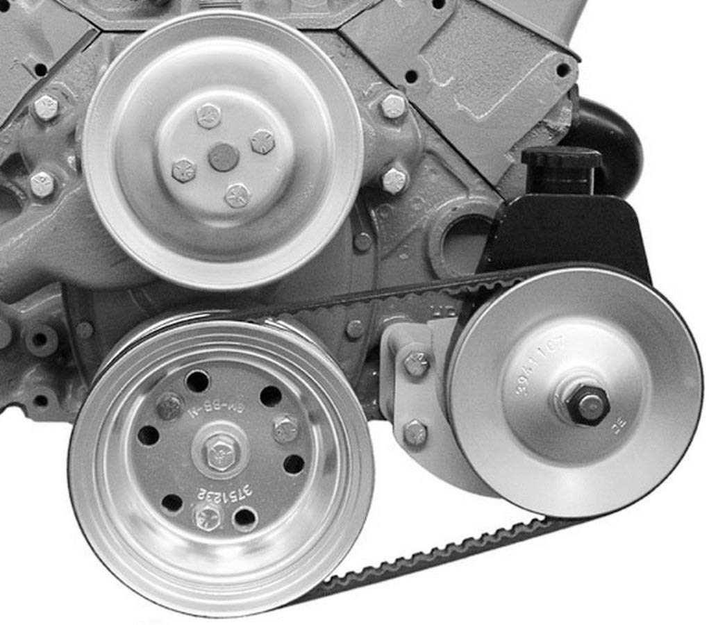 Alan Grove 400L Short Water Pump Power Steering Bracket Kit - Compatible with Chevy, Ford, GM Vehicles - Perfect for Engine Swaps & Performance Upgrades