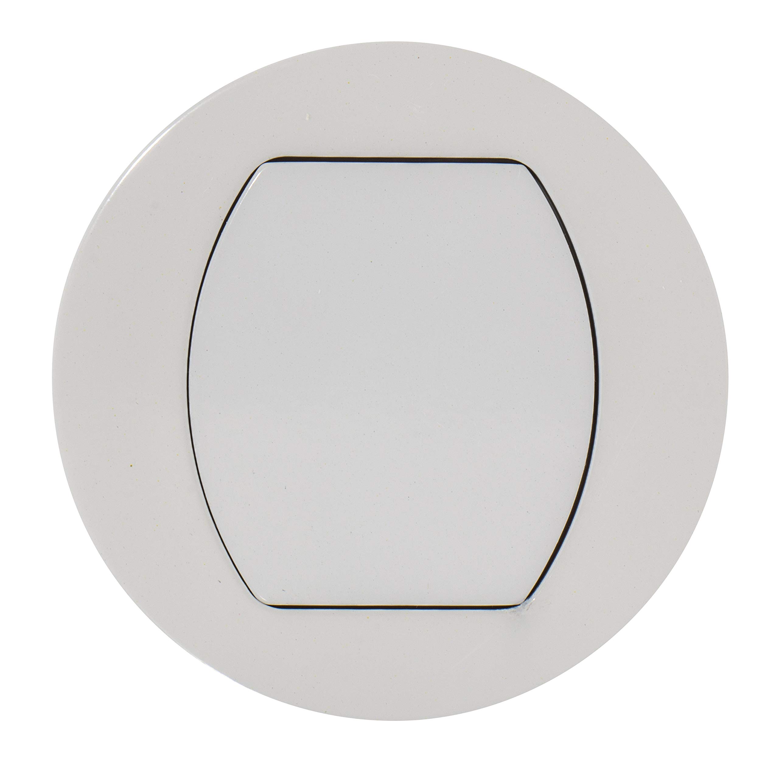 Bryant Electric RCT201W 15A 125V Tamper Resistant Pop-Up Countertop Receptacle - White Powder Coated Flush Mount Outlet for Kitchen, Bathroom & Office - 15 Amp Electrical Outlet for Safe & Convenient Power Access