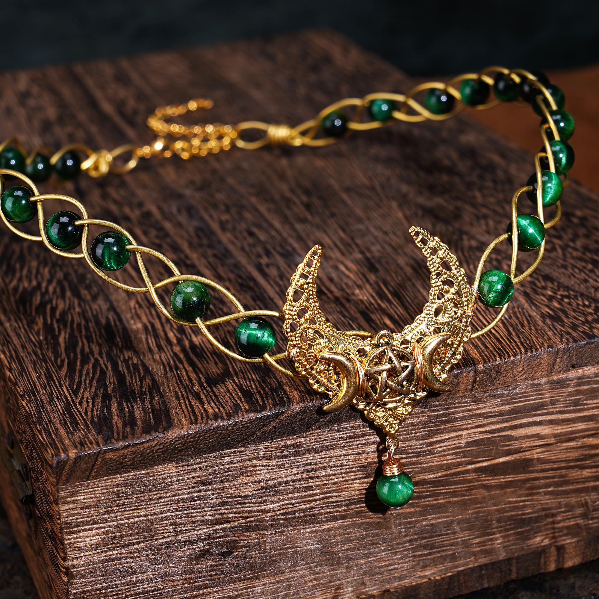 Viking Crown Headpiece - Medieval Celtic Tiara with Crystals for Men & Women | Renaissance Fairy Circlet, Braided Headband for Halloween, Wedding & Cosplay Costume Accessories | Perfect for LARP, Viking Parties & Fantasy Events